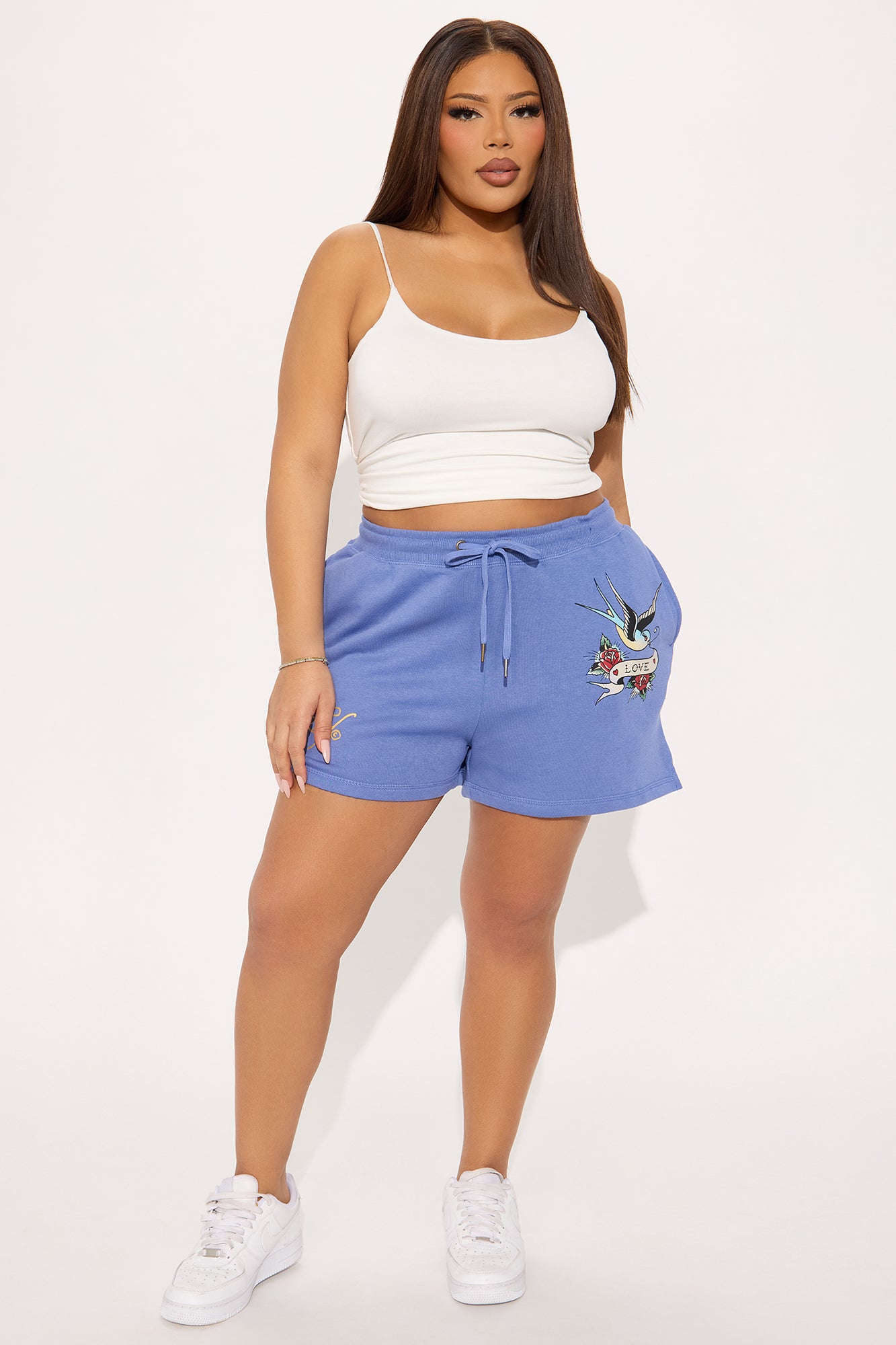 Ed Hardy Brave Eagle Shorts - Blue - Image 6