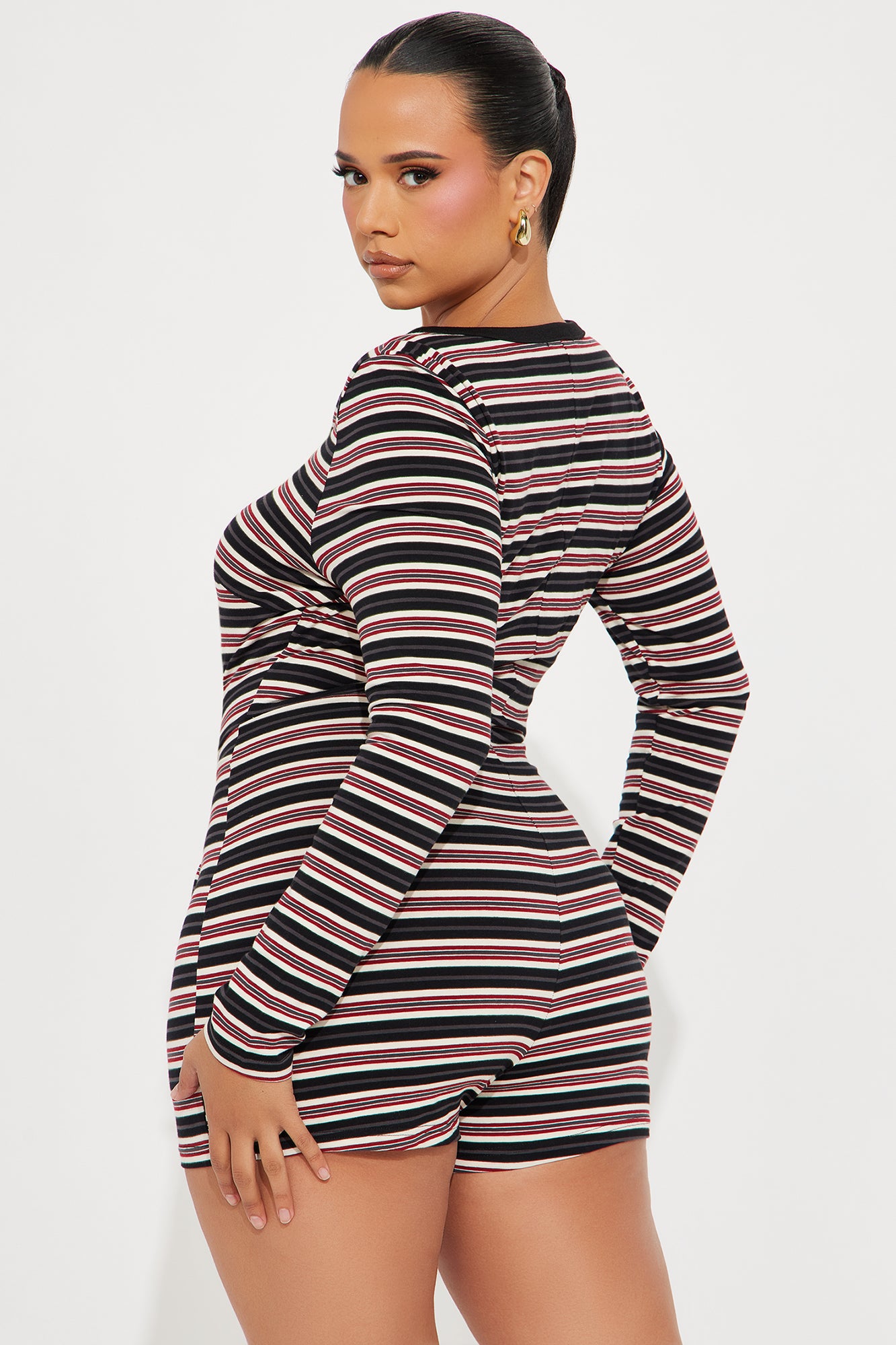 Under The Sheets Romper - Black/combo - Image 7