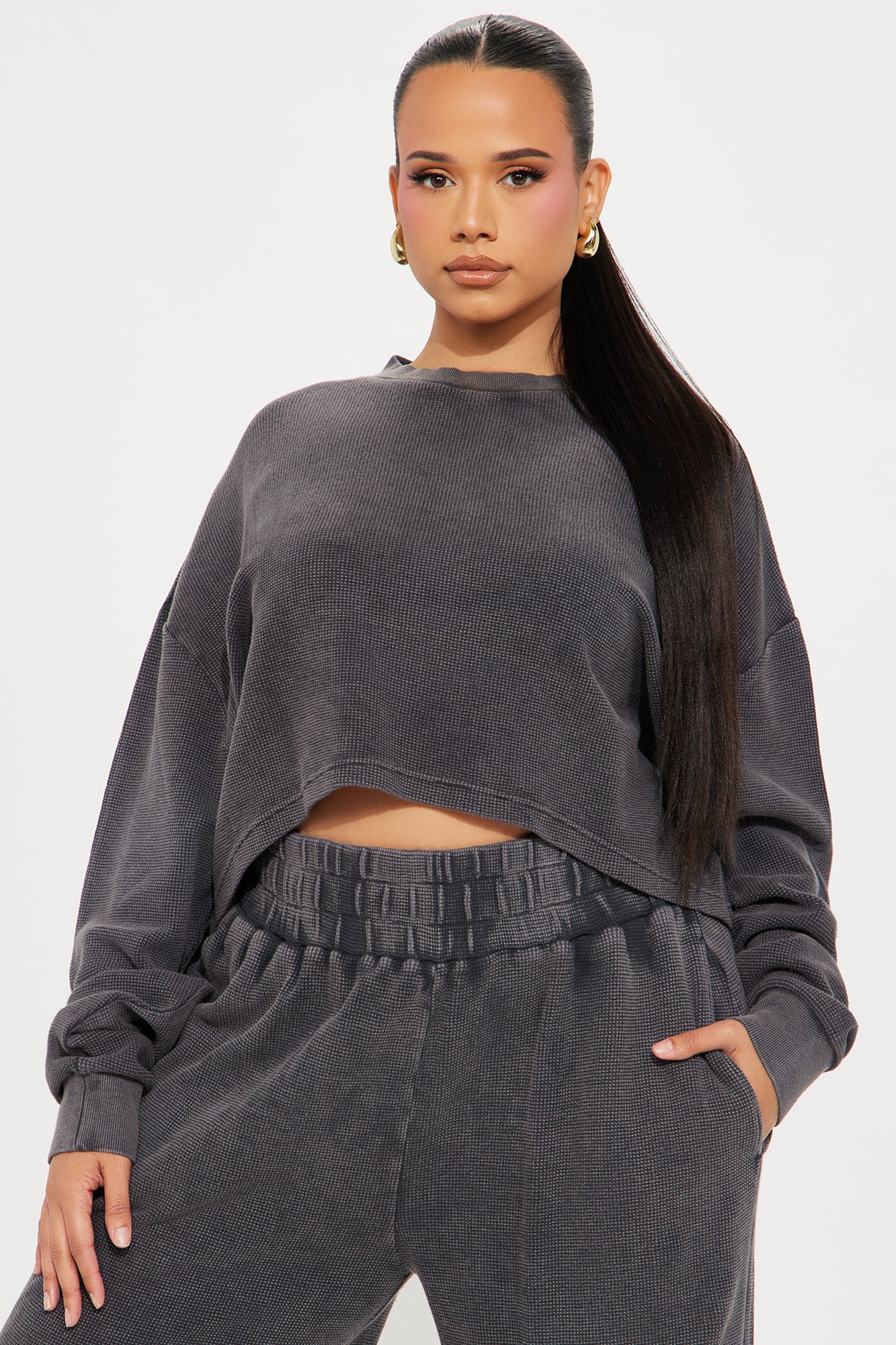 Taylor Chill Out Pant Set - Charcoal - Image 5