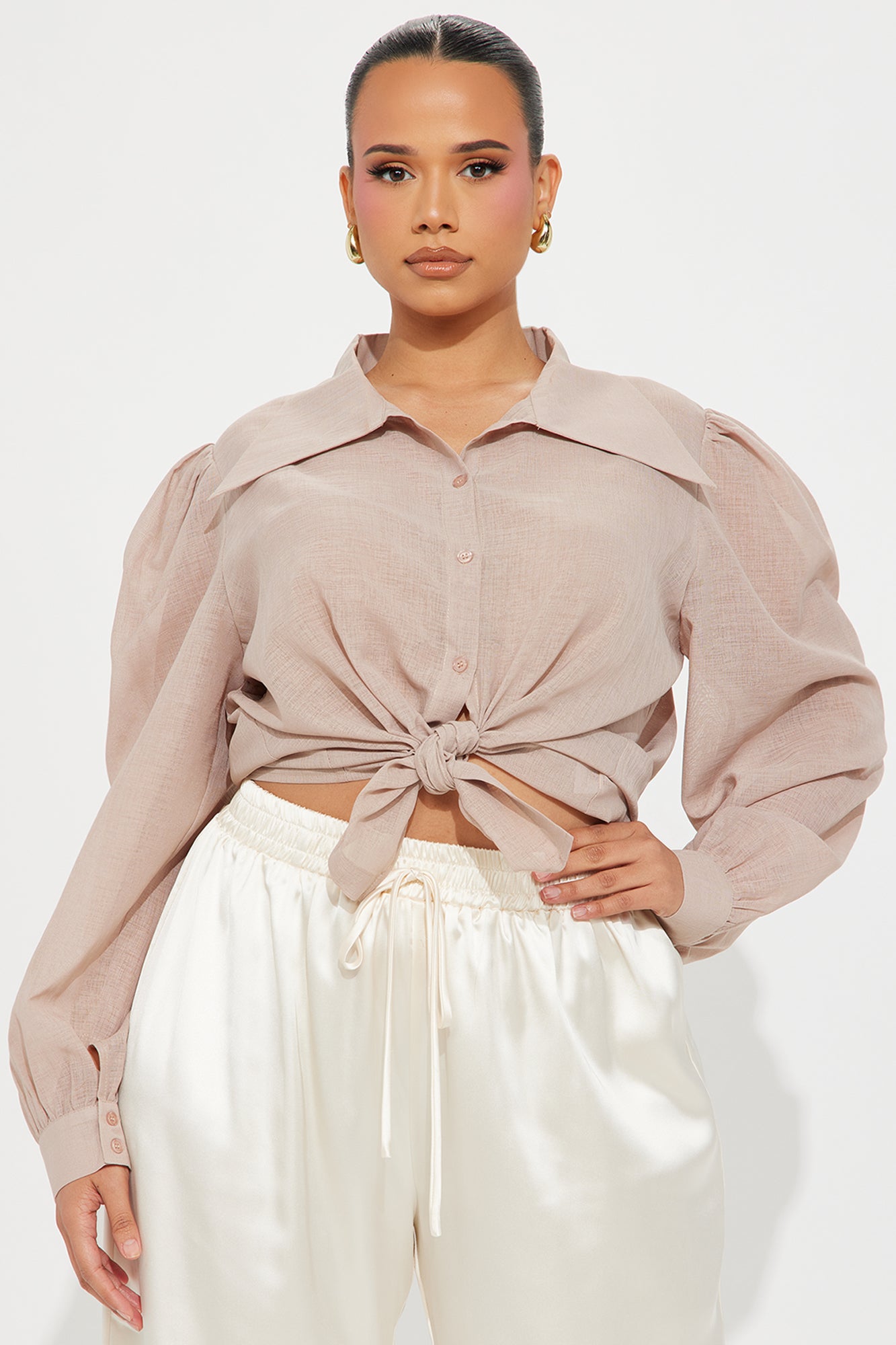 Simply Class Shirt - Mocha - Image 4