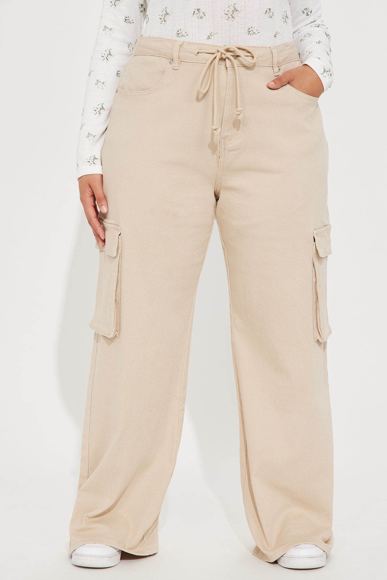 Avery Cargo Pant - Khaki - Image 5