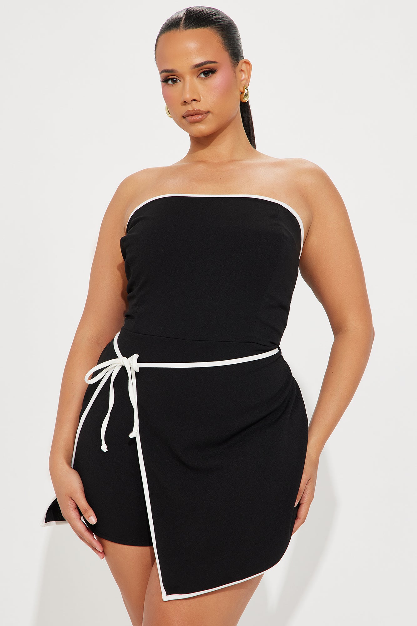 Clocked Out Romper - Black/combo - Image 5