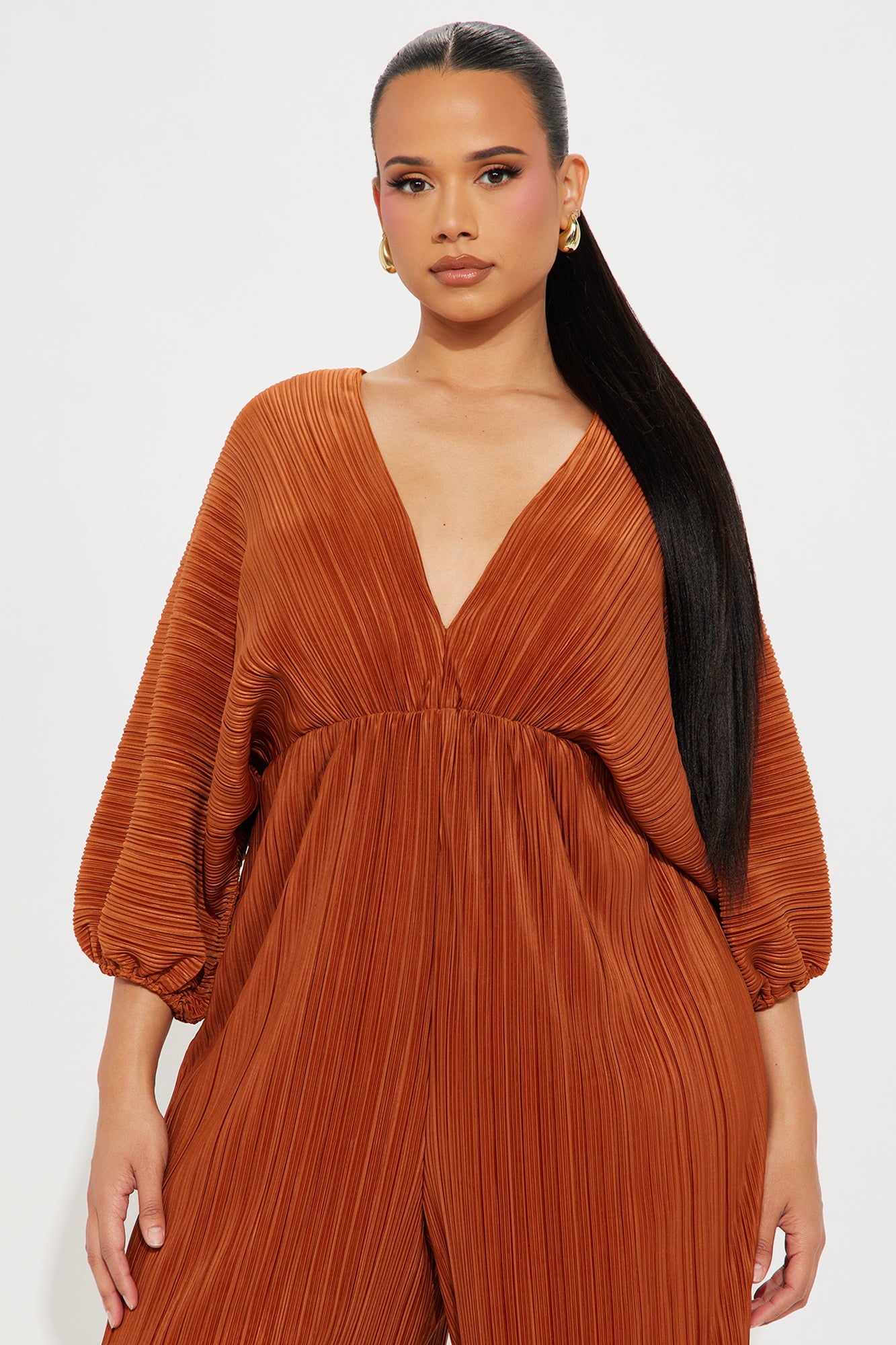 After Hours Jumpsuit - Cognac - Image 5
