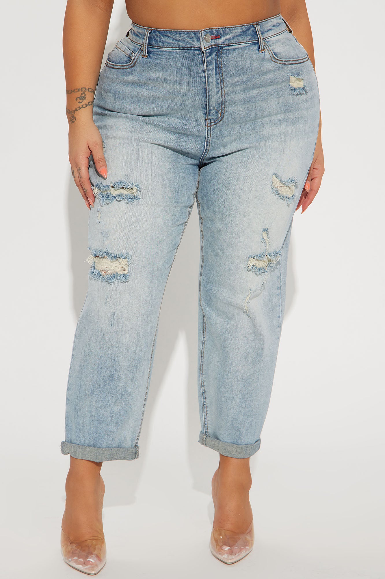 Gerrit Boyfriend Jeans - Medium Blue Wash - Image 5
