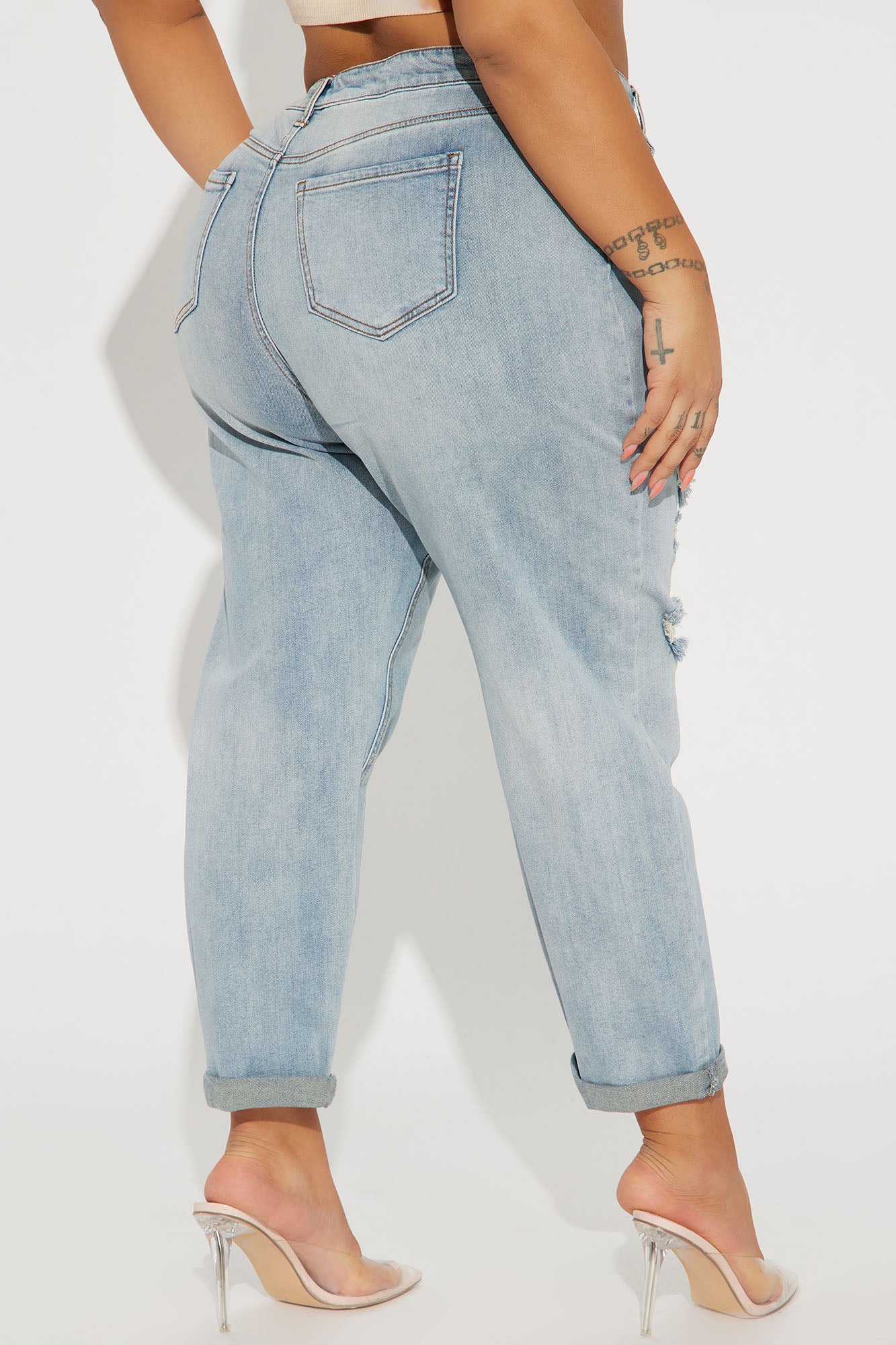 Gerrit Boyfriend Jeans - Medium Blue Wash - Image 6