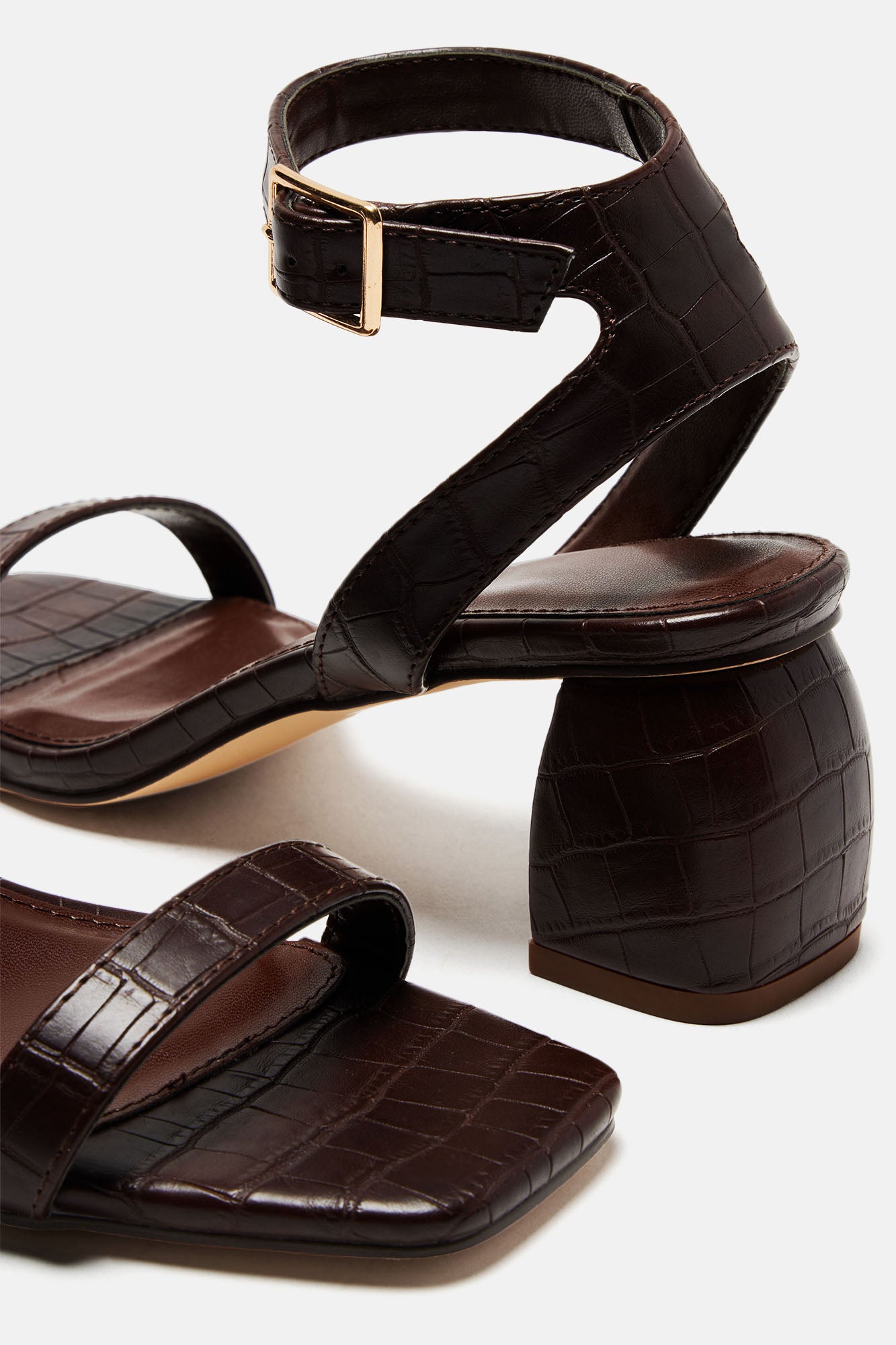 Almost Daily Heeled Sandals - Brown - Image 4