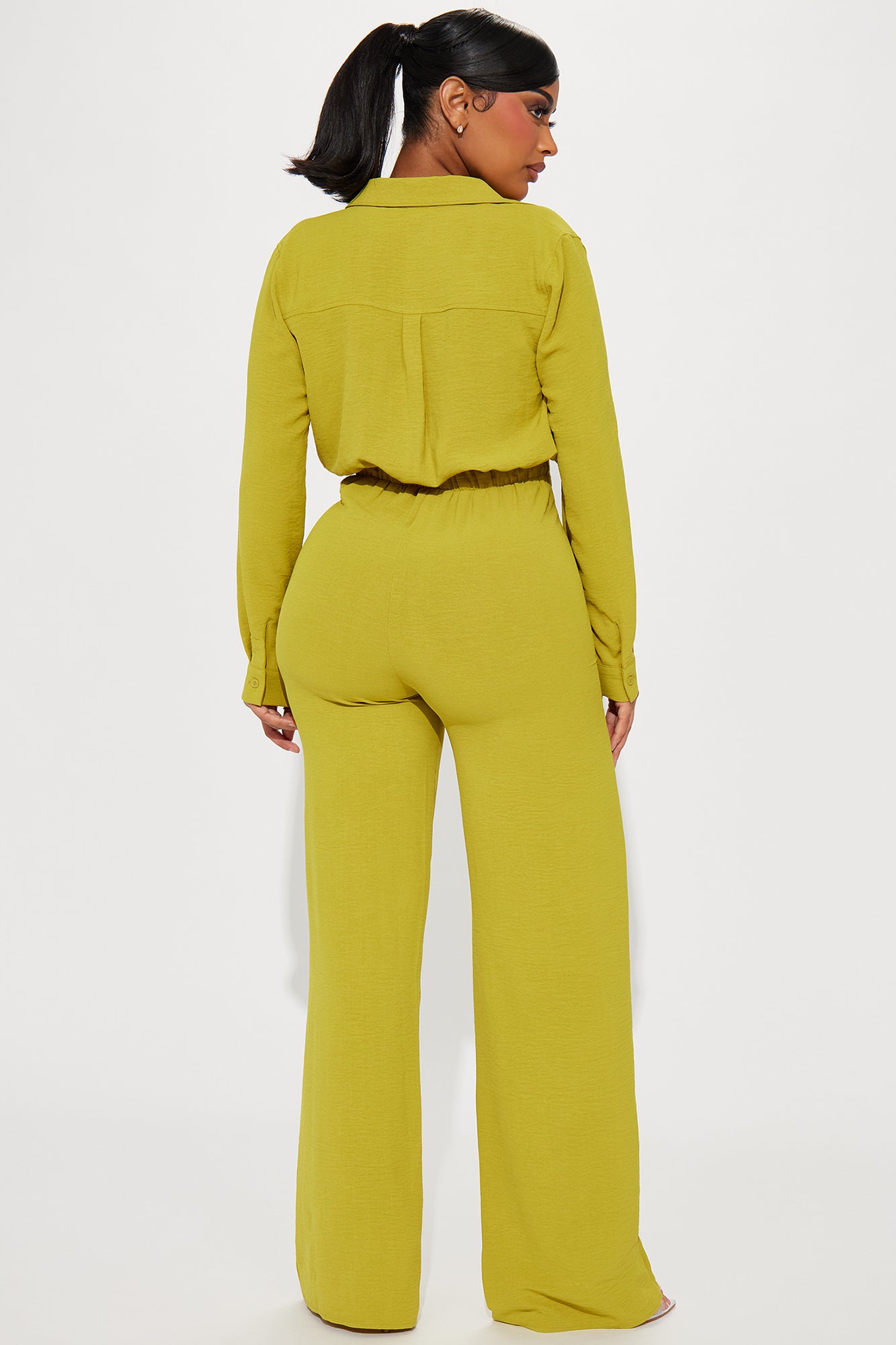 Makenzie Jumpsuit - Chartreuse - Image 3