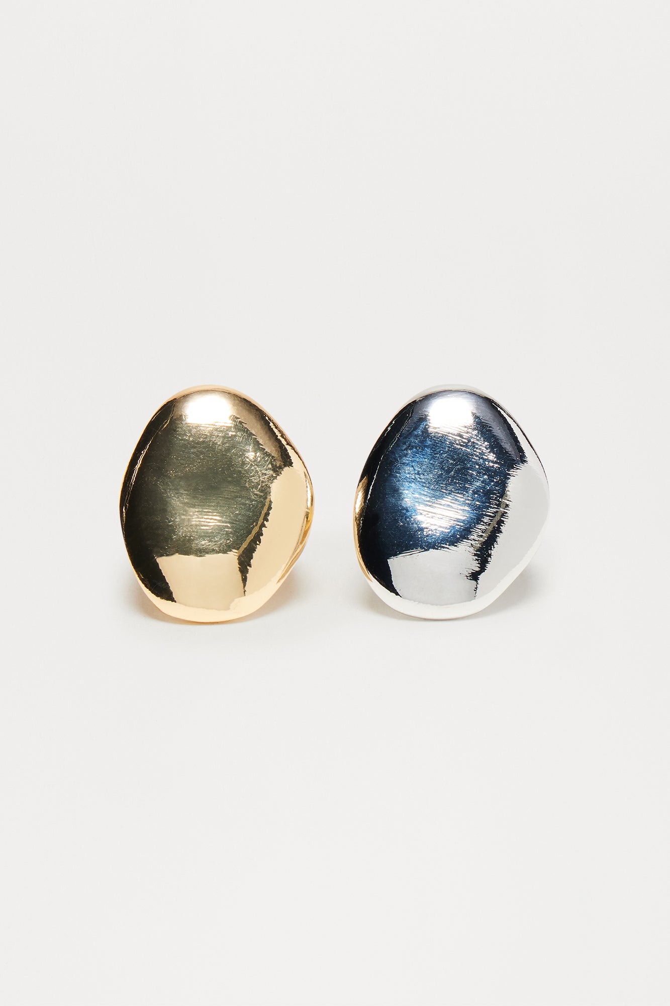 Bolt & Band 2 Piece Ring Set - Multi Color - Image 3
