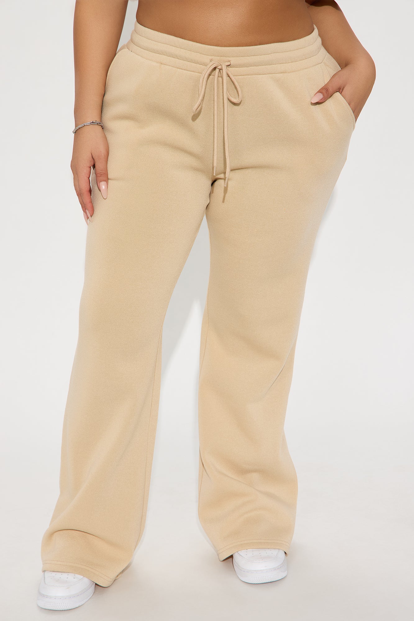 Candice Lounge Flare Pant - Sand - Image 5
