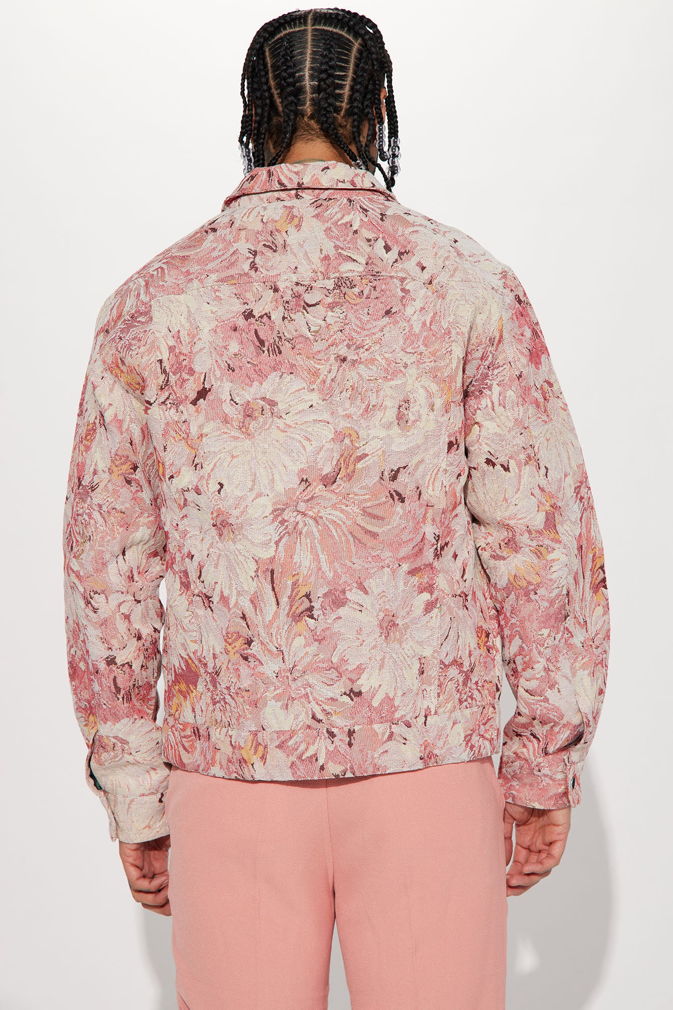 All You Need Is Tapestry Trucker Jacket - Pink/combo - Image 5
