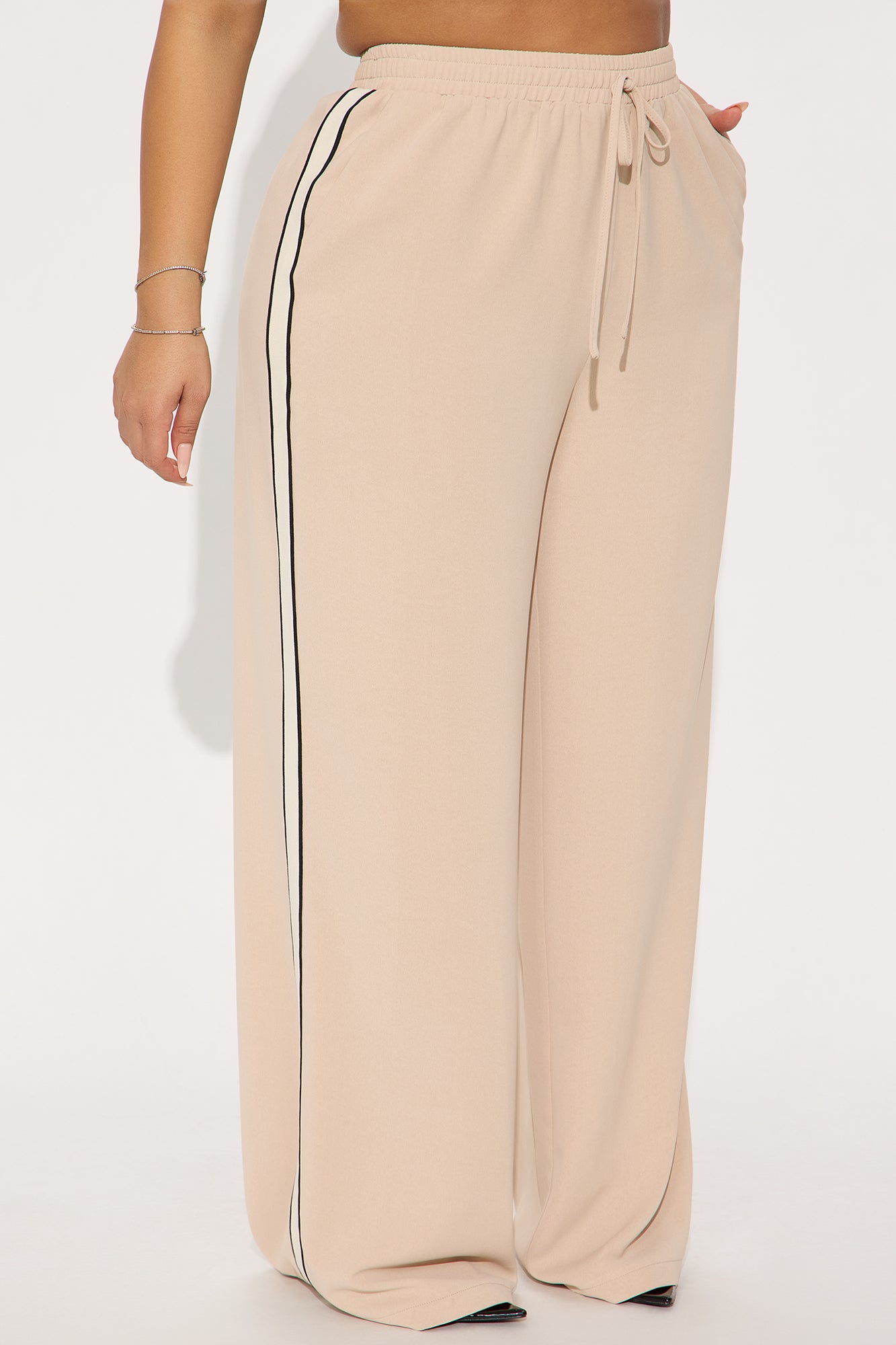 Nancy Track Trouser Pant - Tan - Image 5