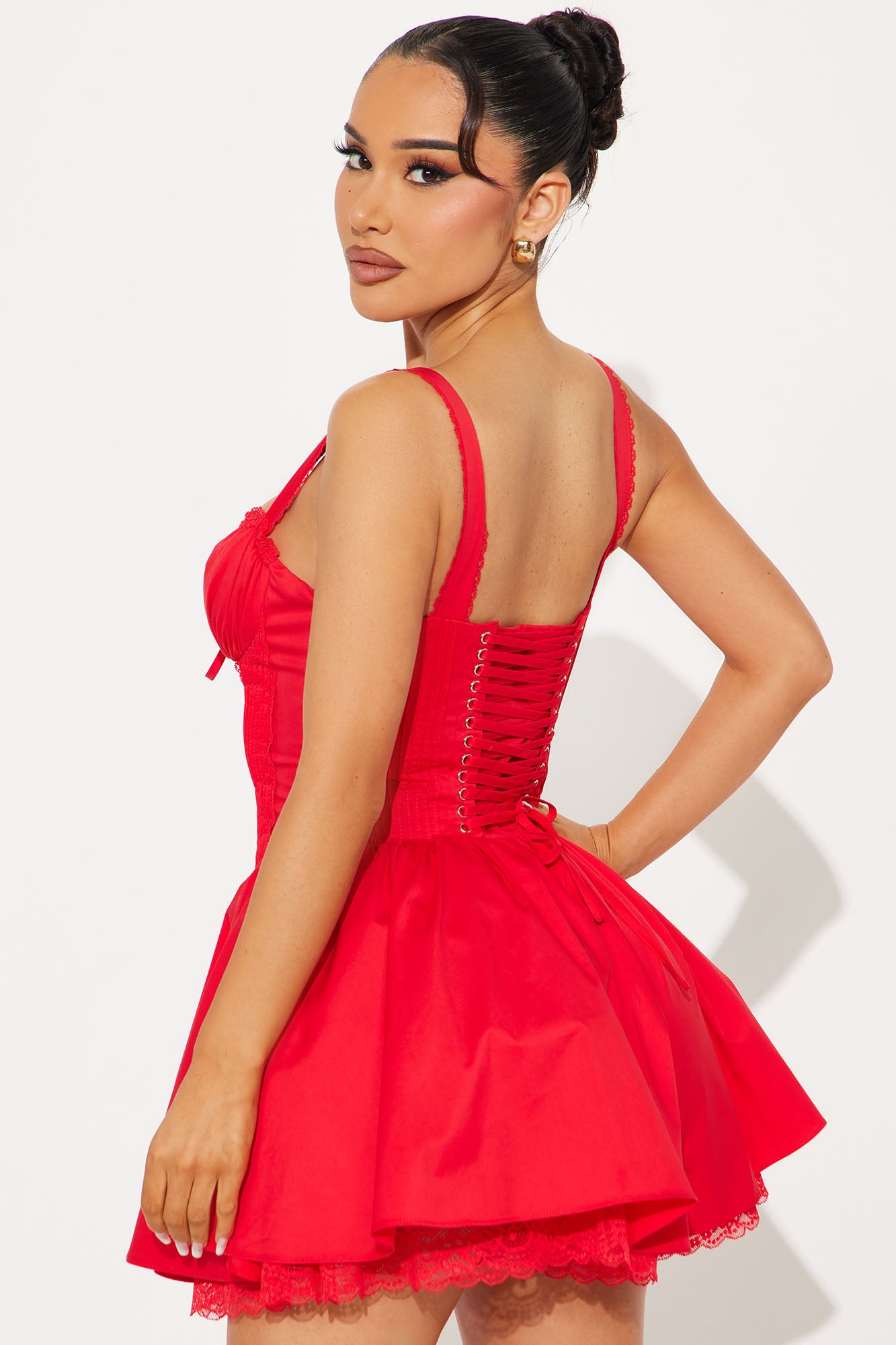Fall For Me Romper - Red - Image 3