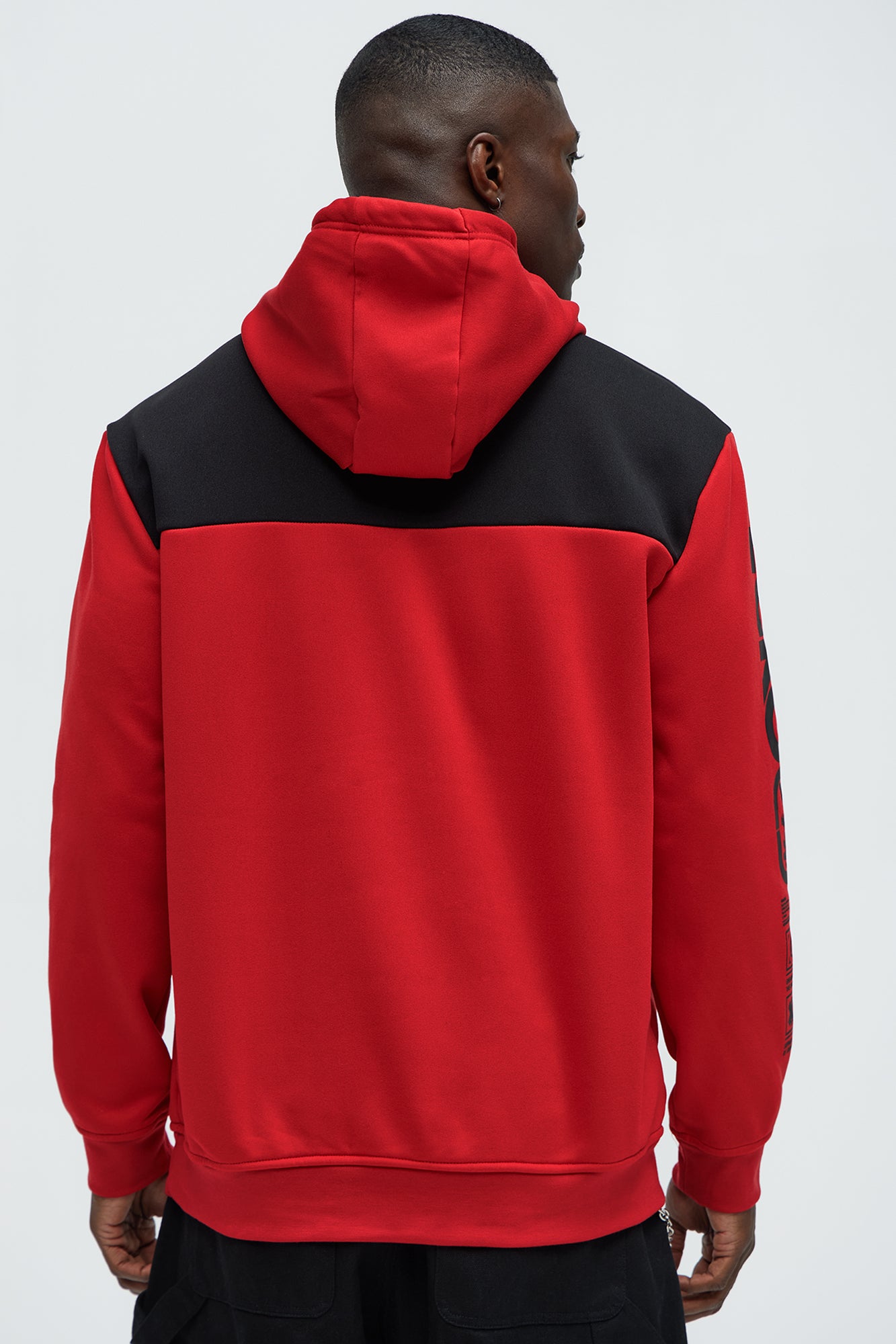 Ecko Unltd Recycle Camo Hoodie - Red/Black - Image 4