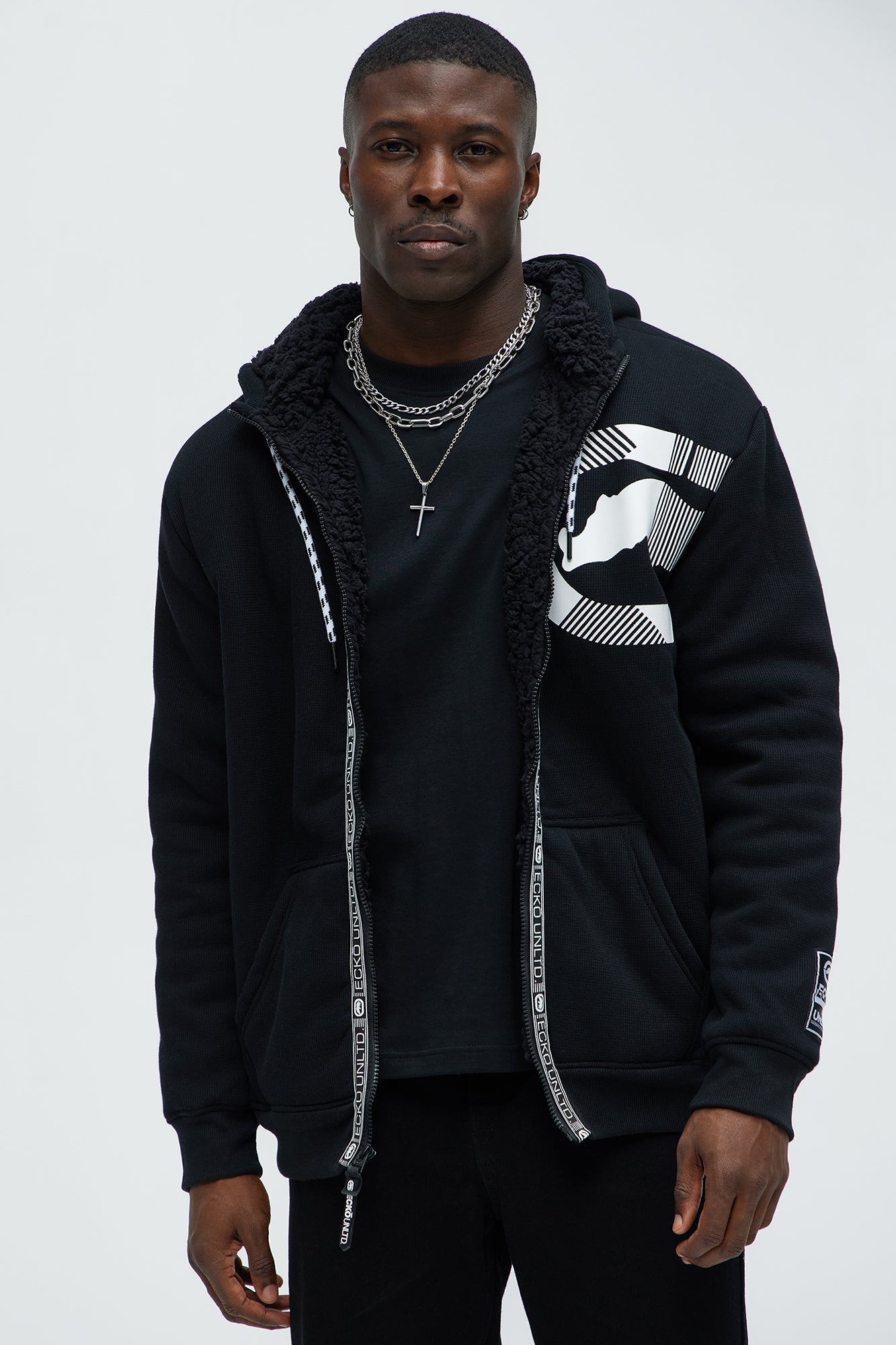 Ecko Unltd Rhino Zip Up Hoodie - Black - Image 3