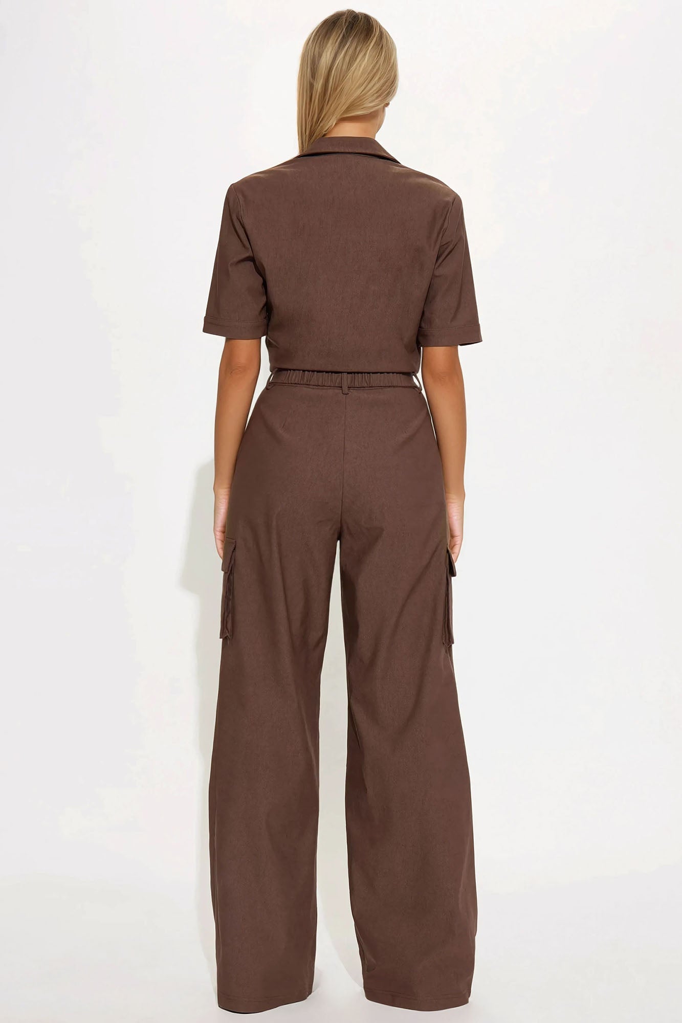 Dream Big Jumpsuit - Mocha - Image 3