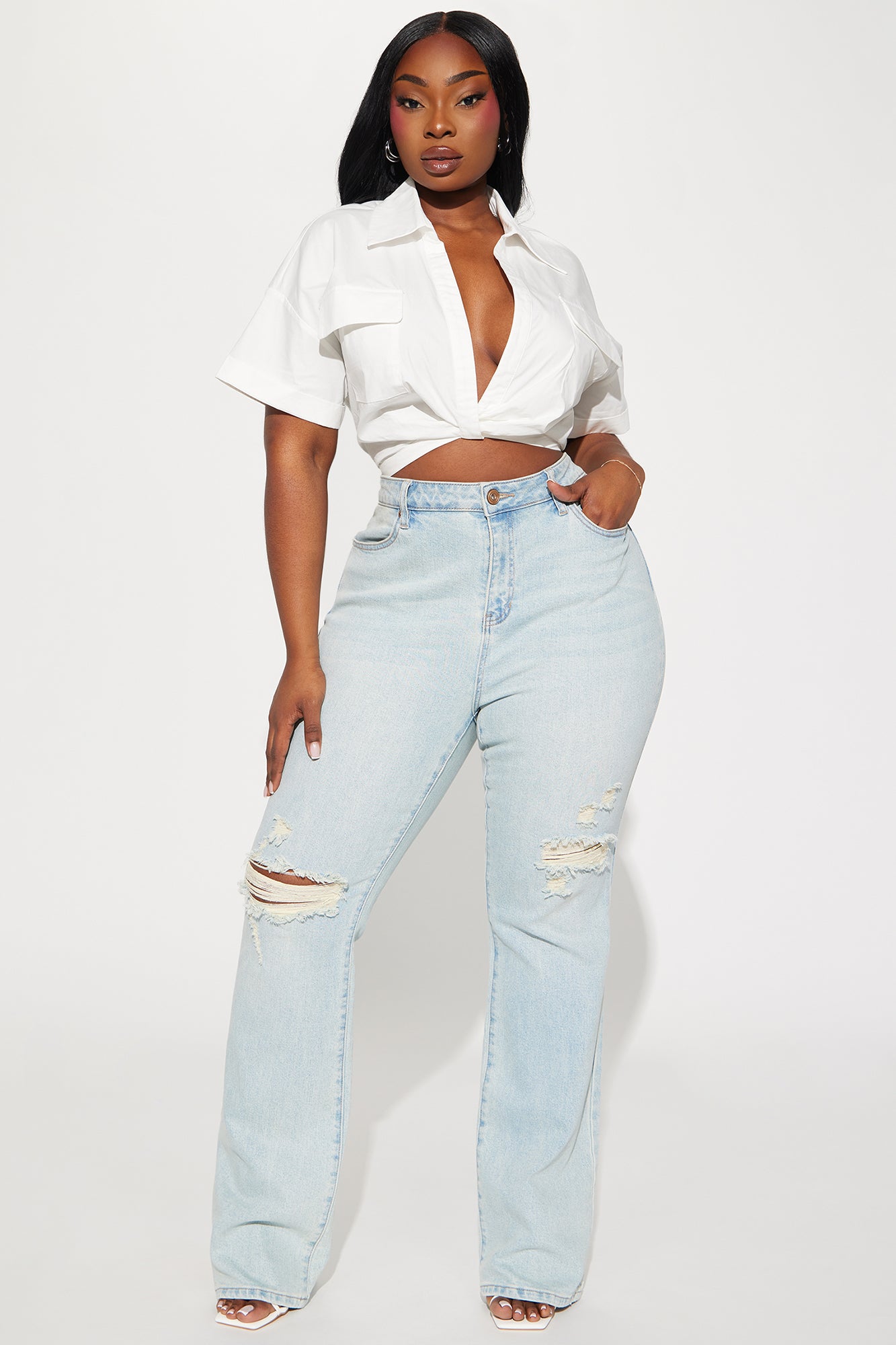 Catch Me Chillin' Top - White - Image 5