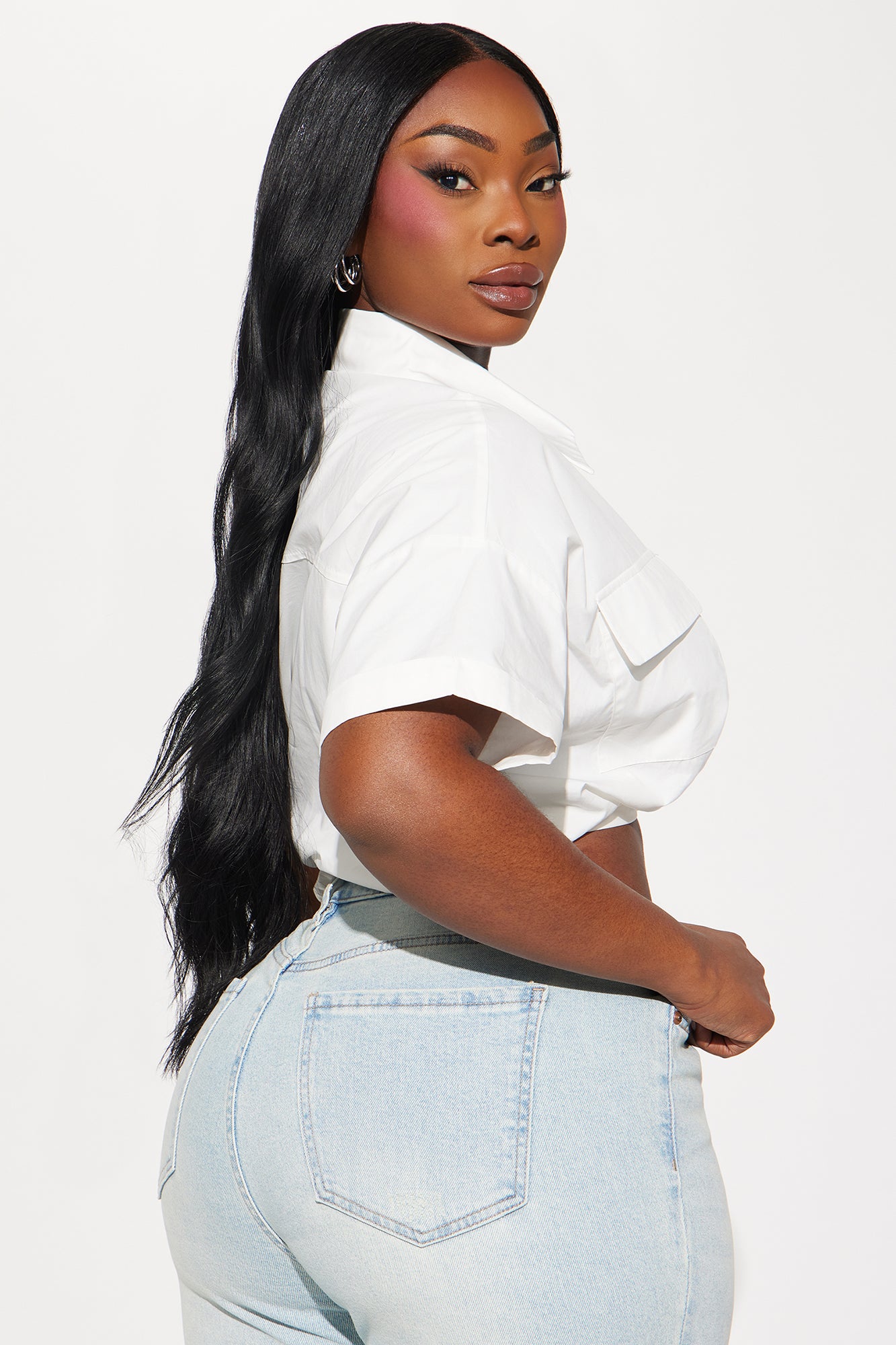 Catch Me Chillin' Top - White - Image 6