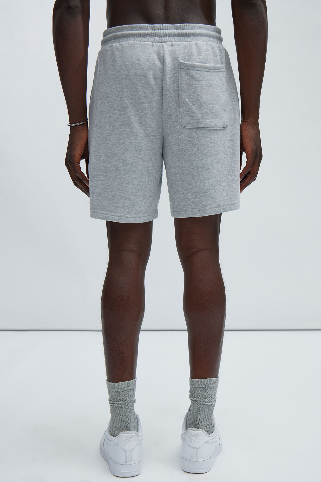 Tyson Sweatshort - Heather Grey - Image 4