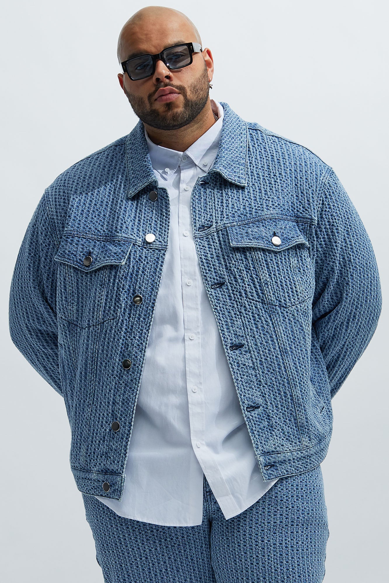 Warsaw Denim Trucker - Light Blue - Image 5