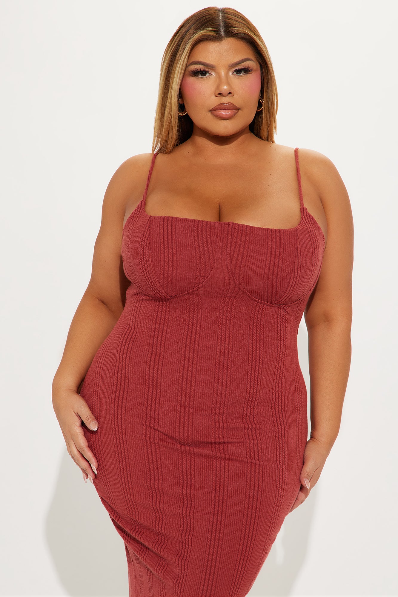 Always On My Mind Maxi Dress - Brown - Image 5