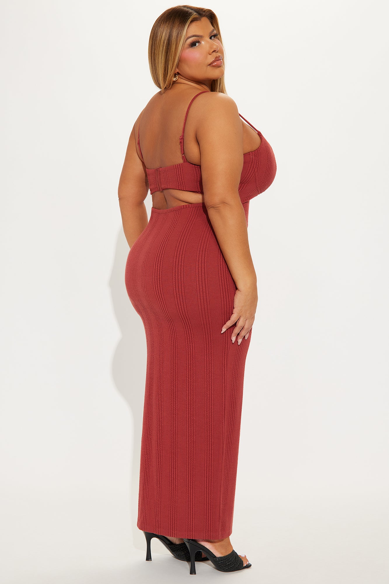 Always On My Mind Maxi Dress - Brown - Image 6