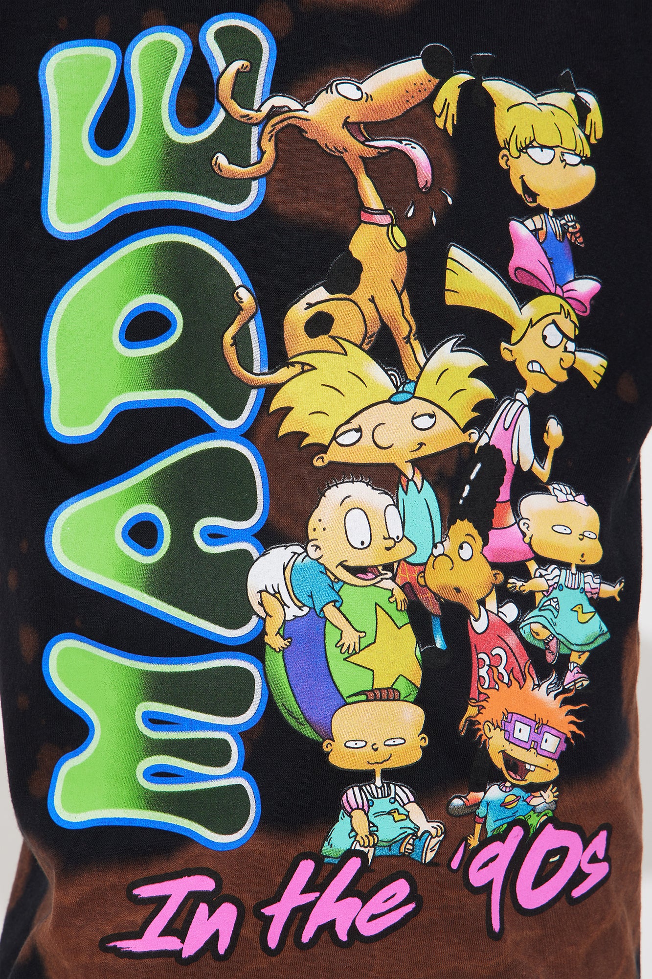 Mini Rugrats Made In The Nineties Tie Dye Tee - Black/combo - Image 5