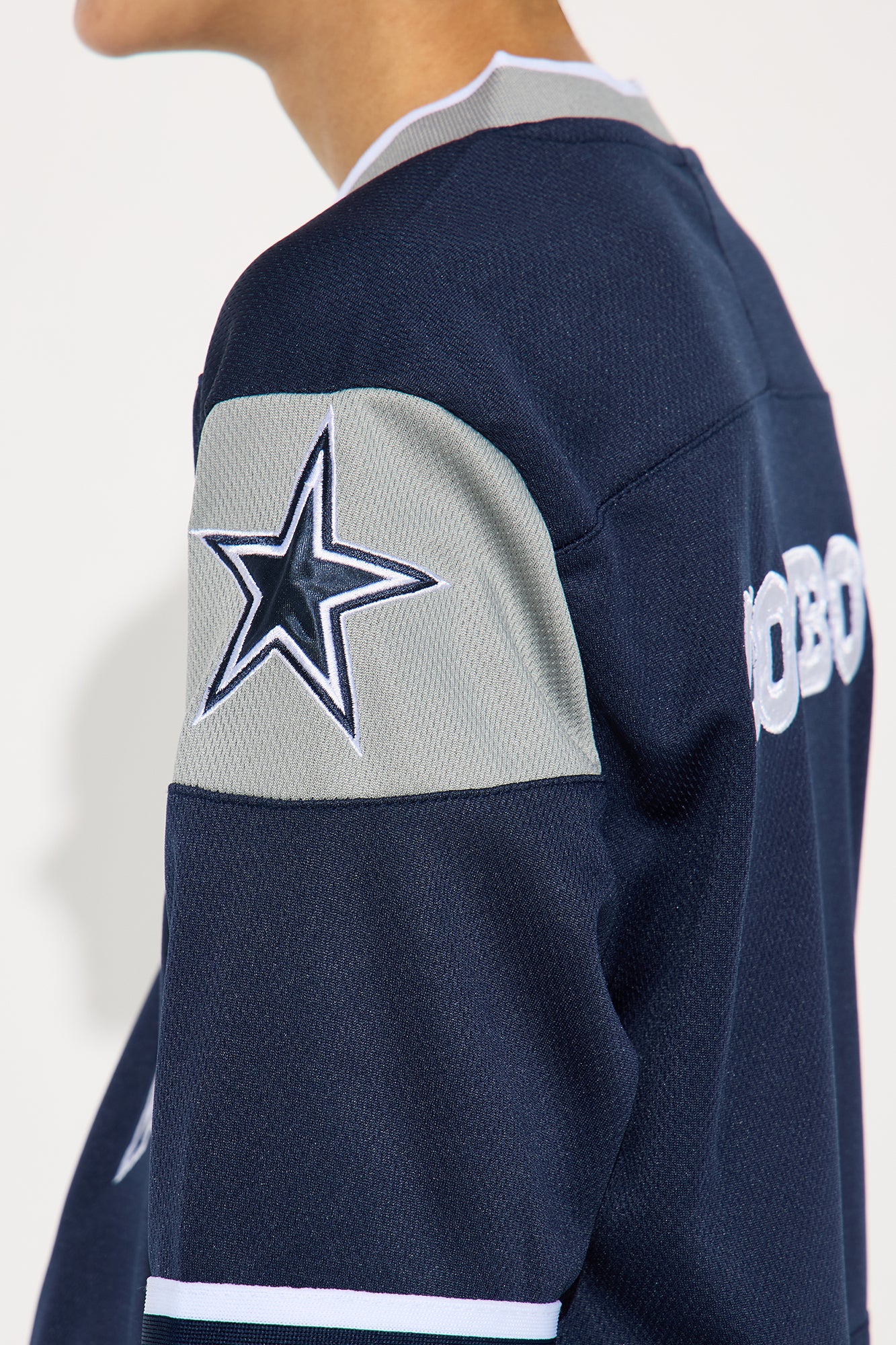 Mini Cowboys Hat Trick Hockey Top - Navy - Image 5
