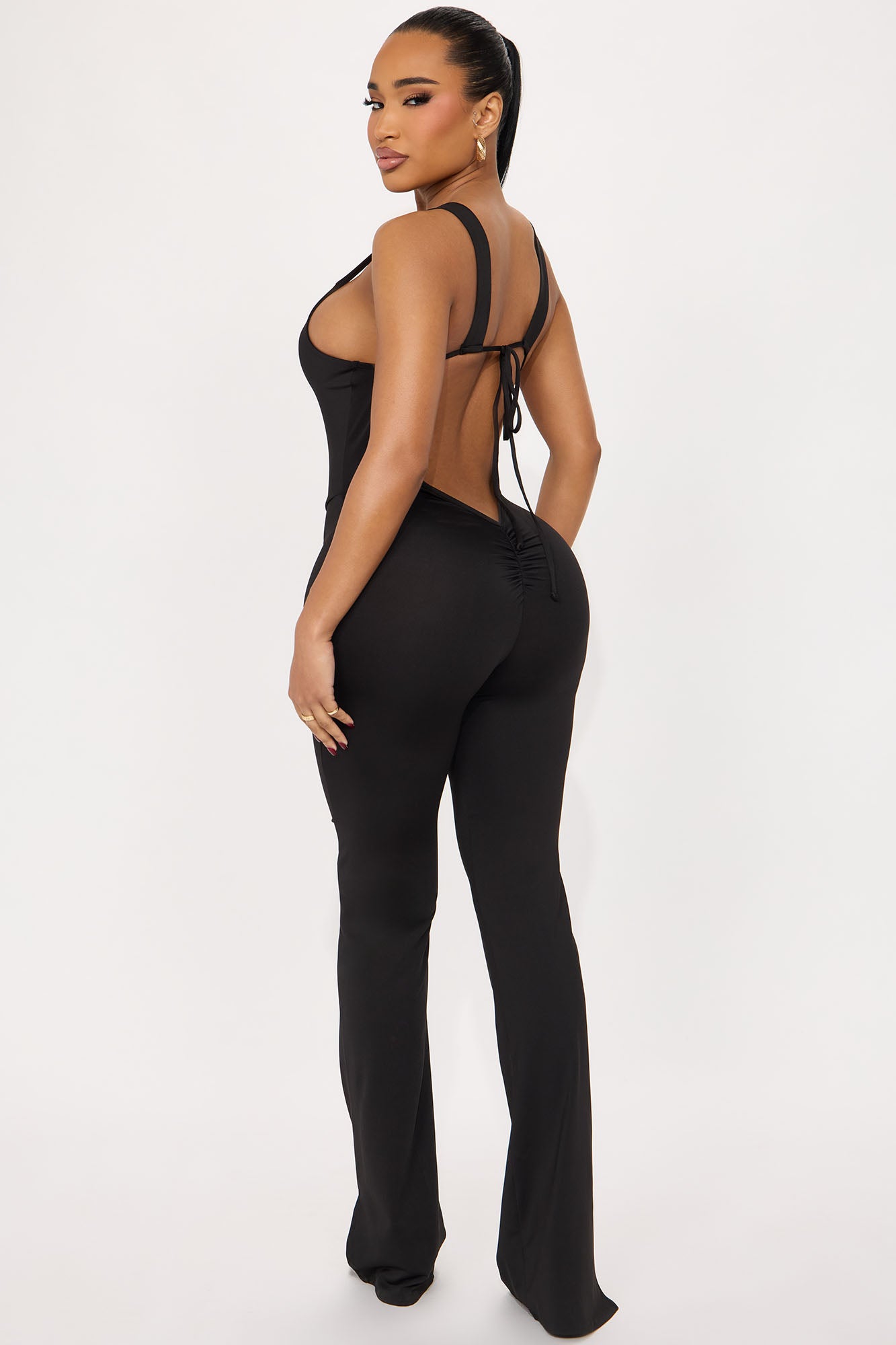 Back Me Up Jumpsuit - Black - Image 4