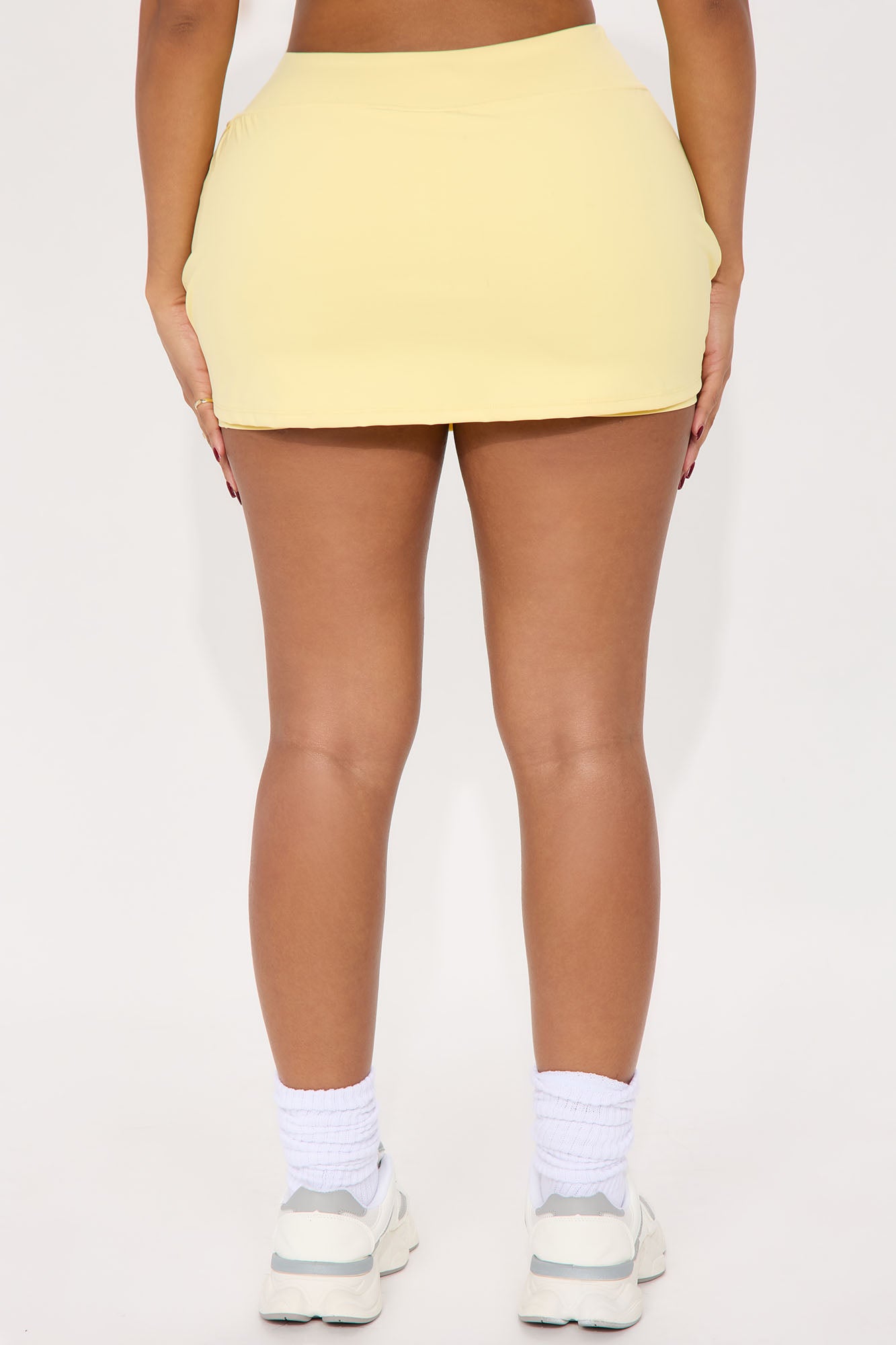 Power Swing Active Skirt - Butter Yellow - Image 4