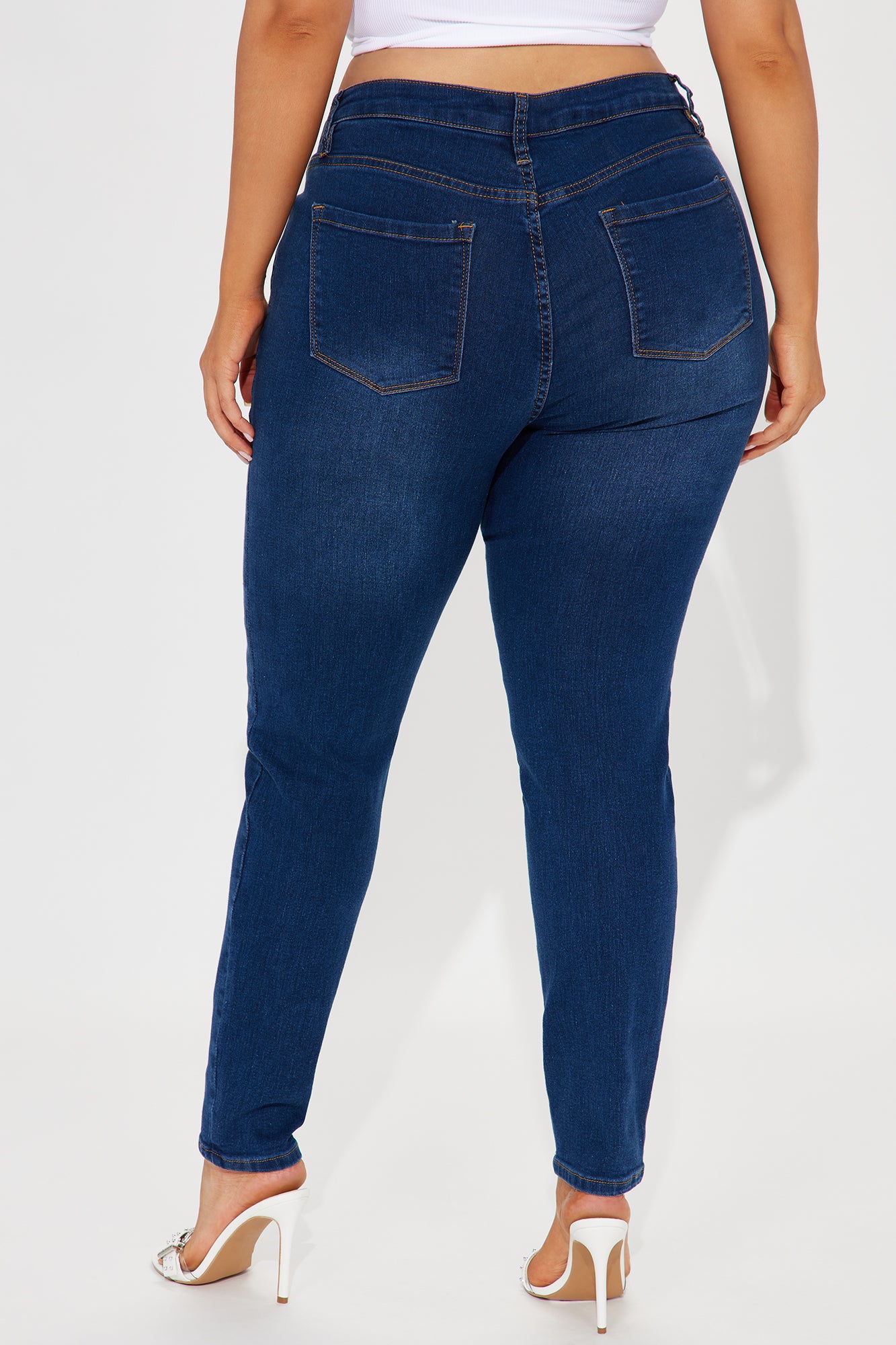 Alika Skinny Jeans - Dark Denim - Image 7