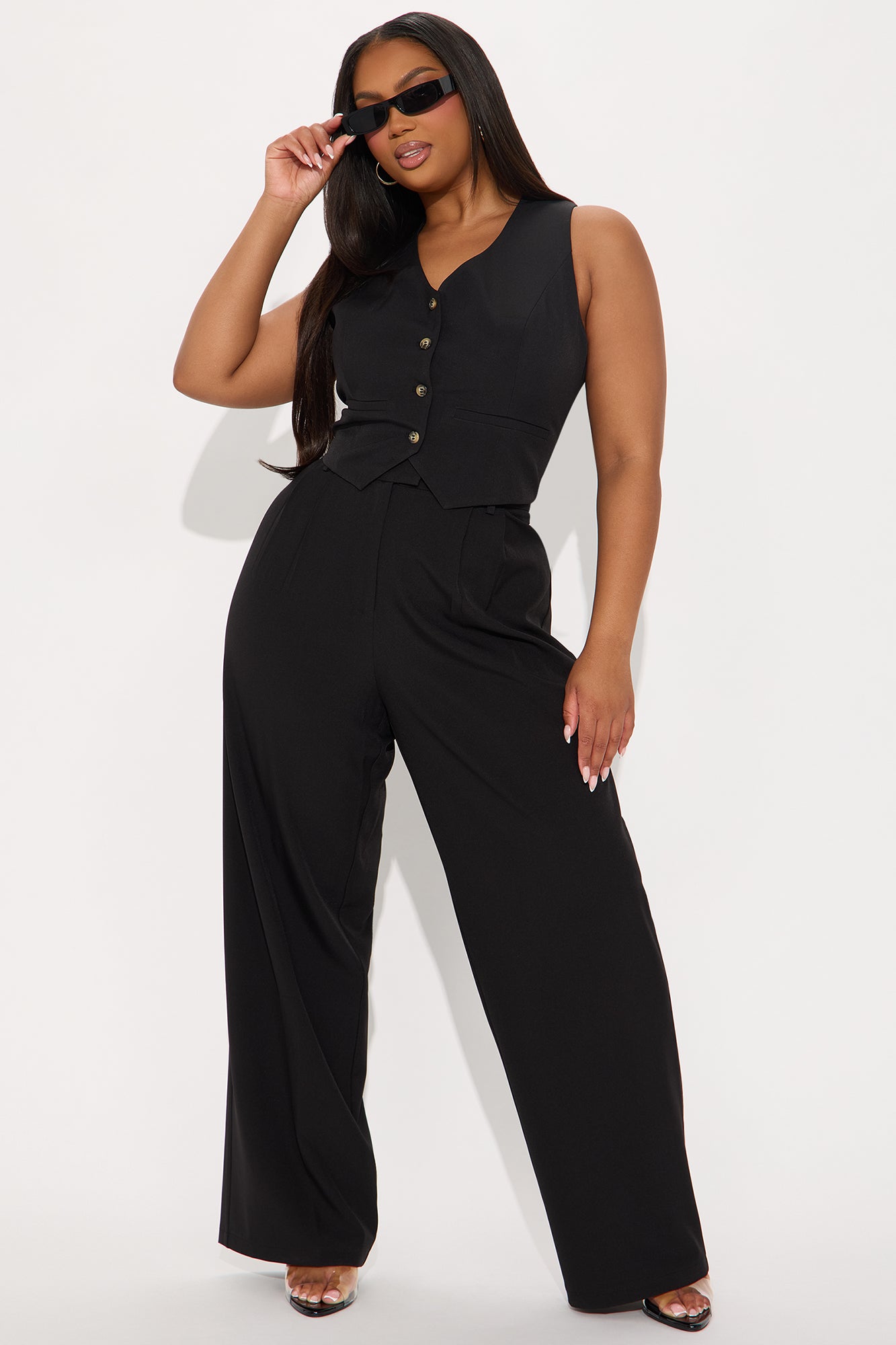 The Kourtney Vest - Black - Image 4