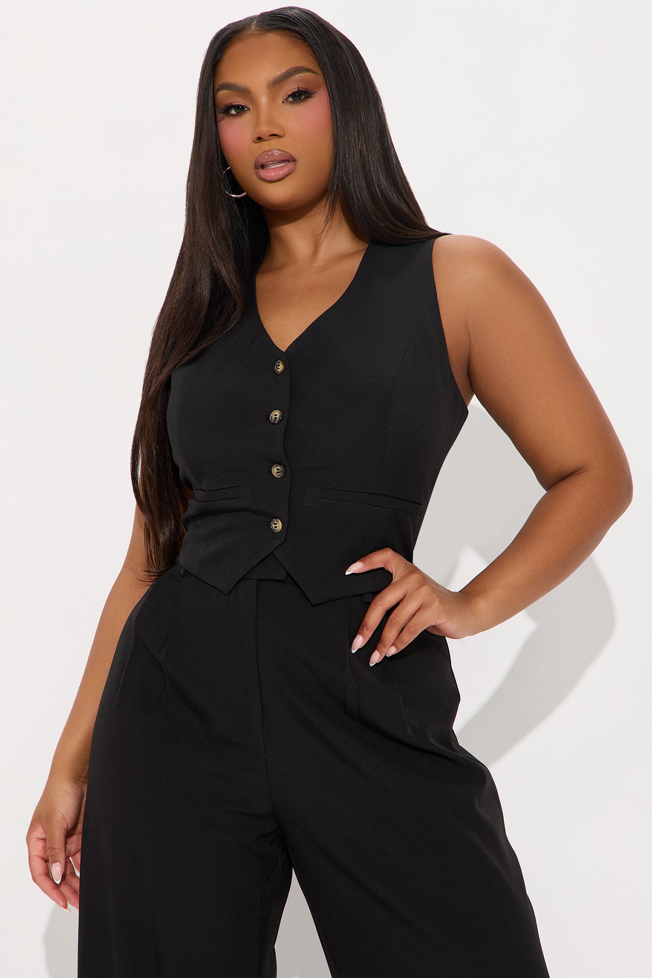 The Kourtney Vest - Black - Image 5