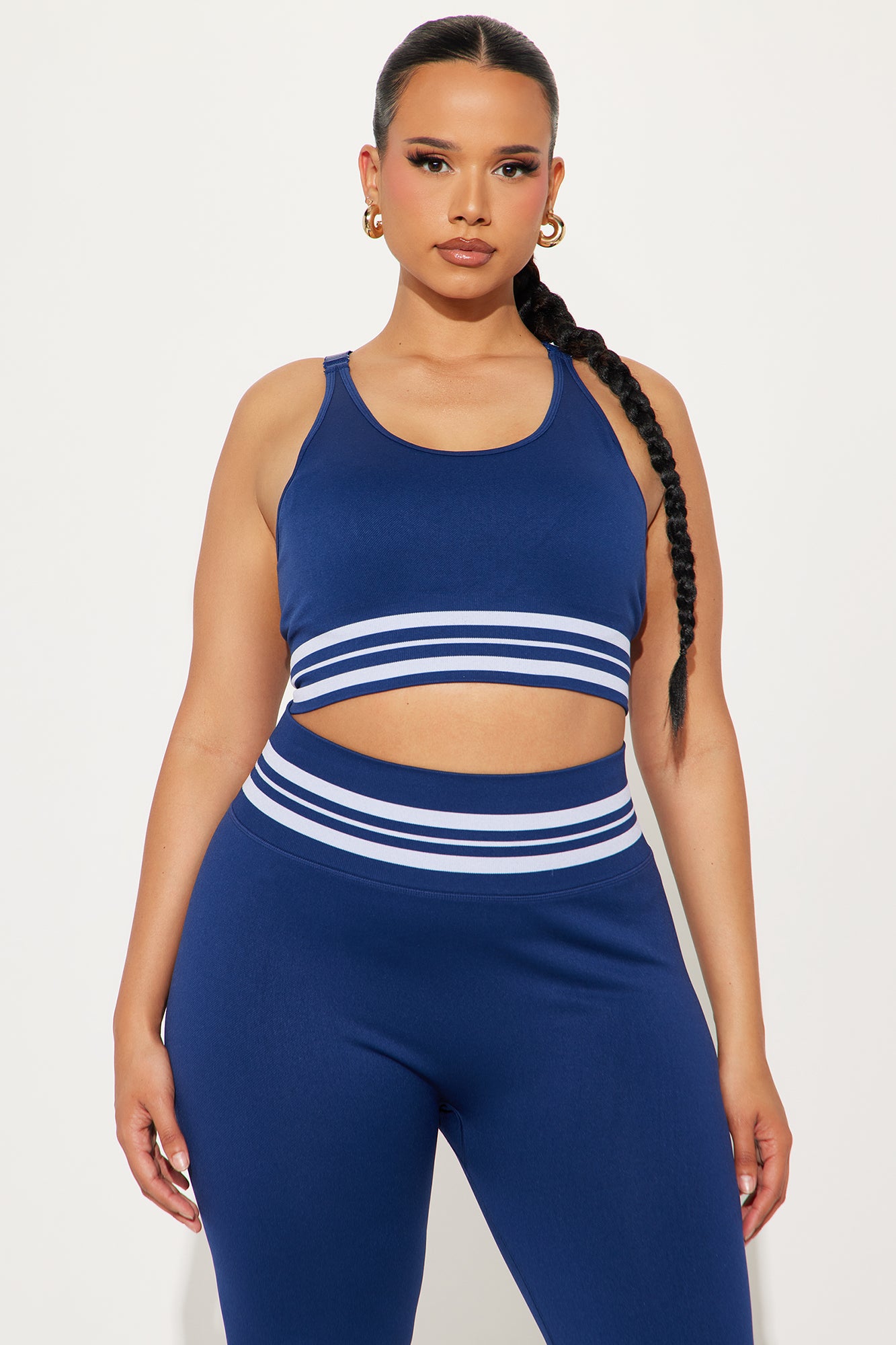Caddy Crew Flex Seamless Sports Bra - Midnight Blue - Image 5