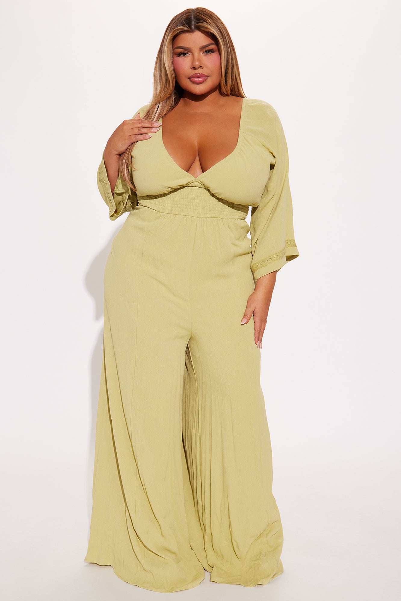 Shore Thing Jumpsuit - Green - Image 4