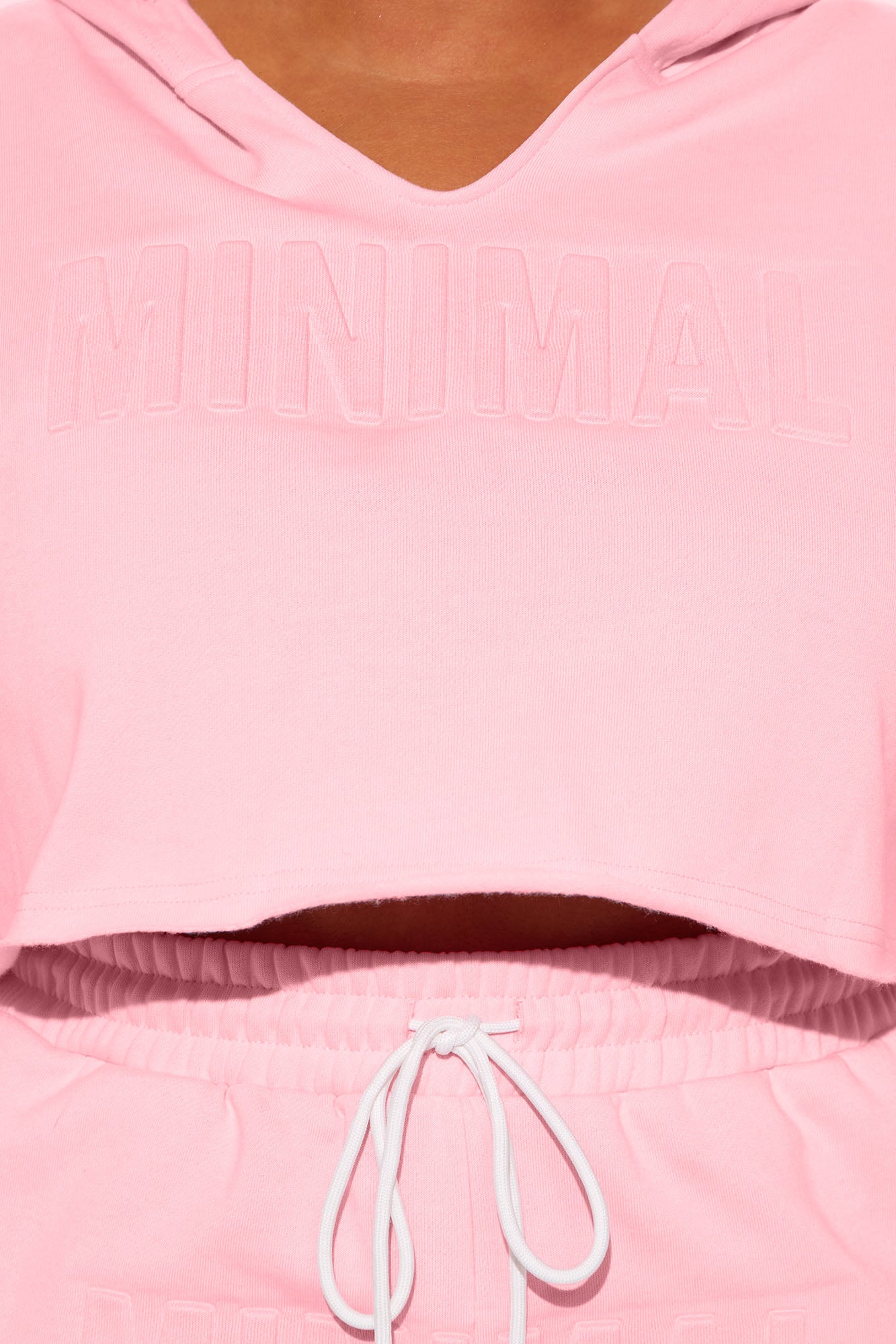 Go Minimal Fleece Short Set - Pink - Image 6