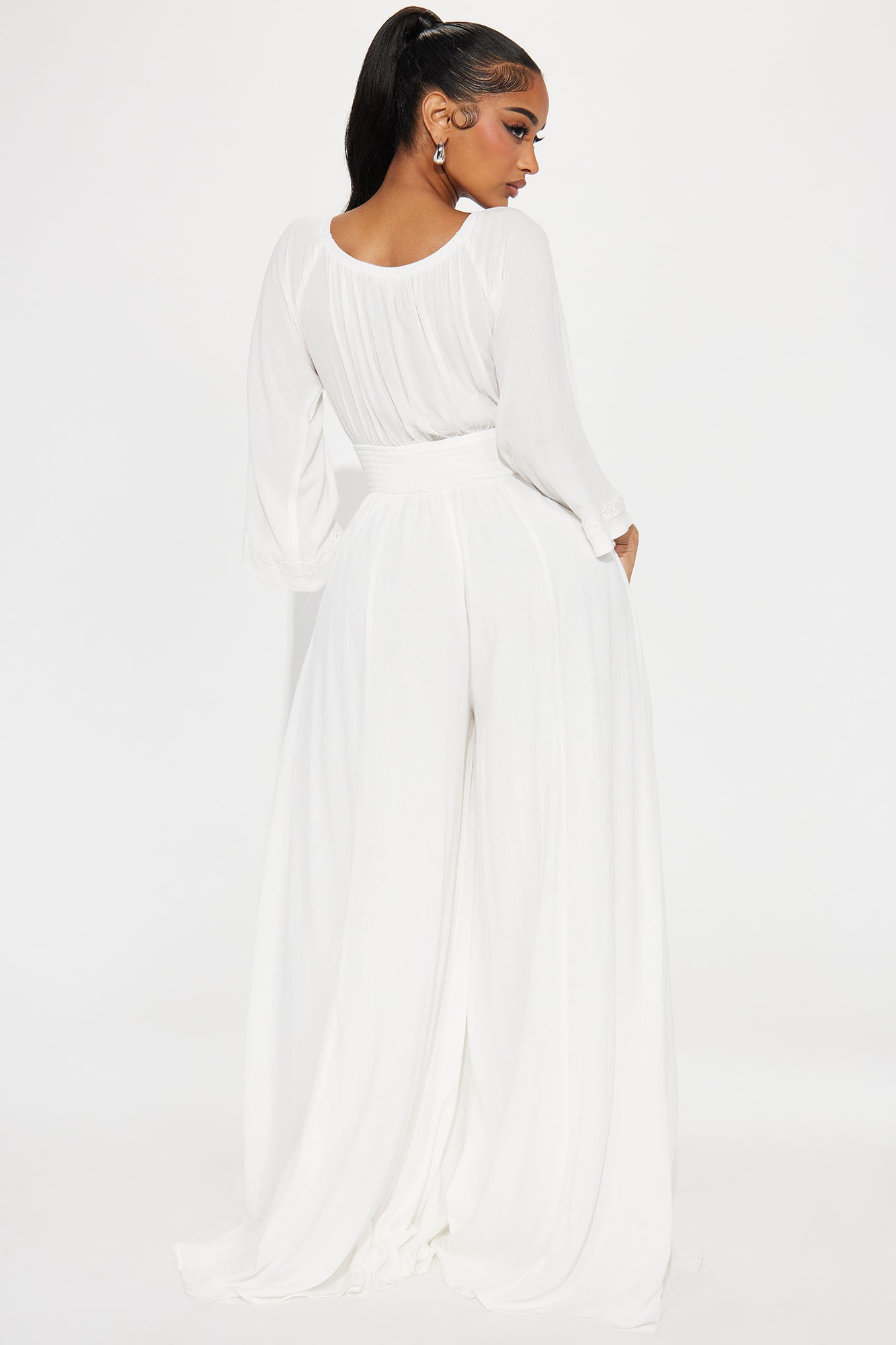 Shore Thing Jumpsuit - White - Image 3