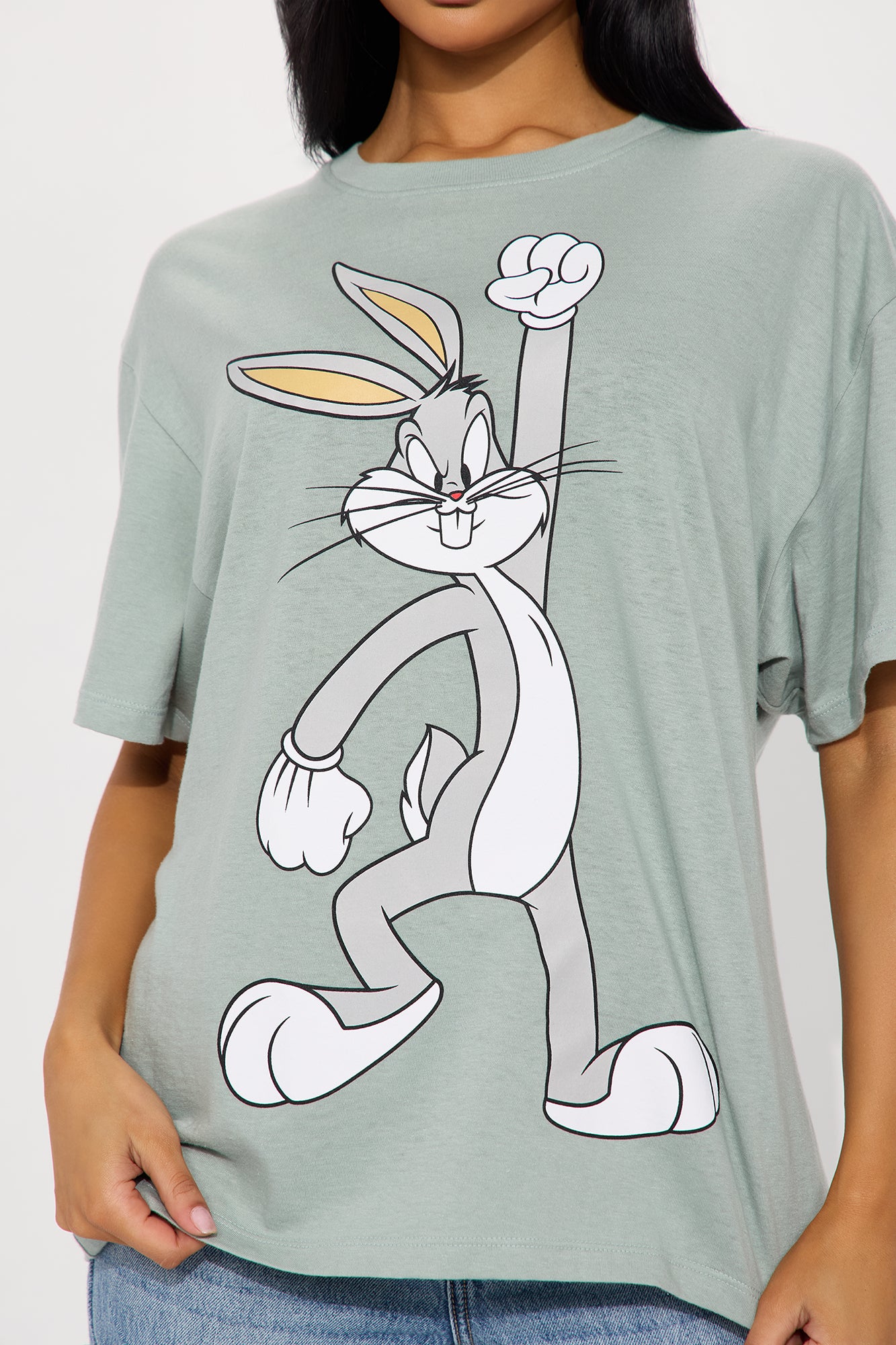 Looney Tunes Gang Tee - Sage - Image 3
