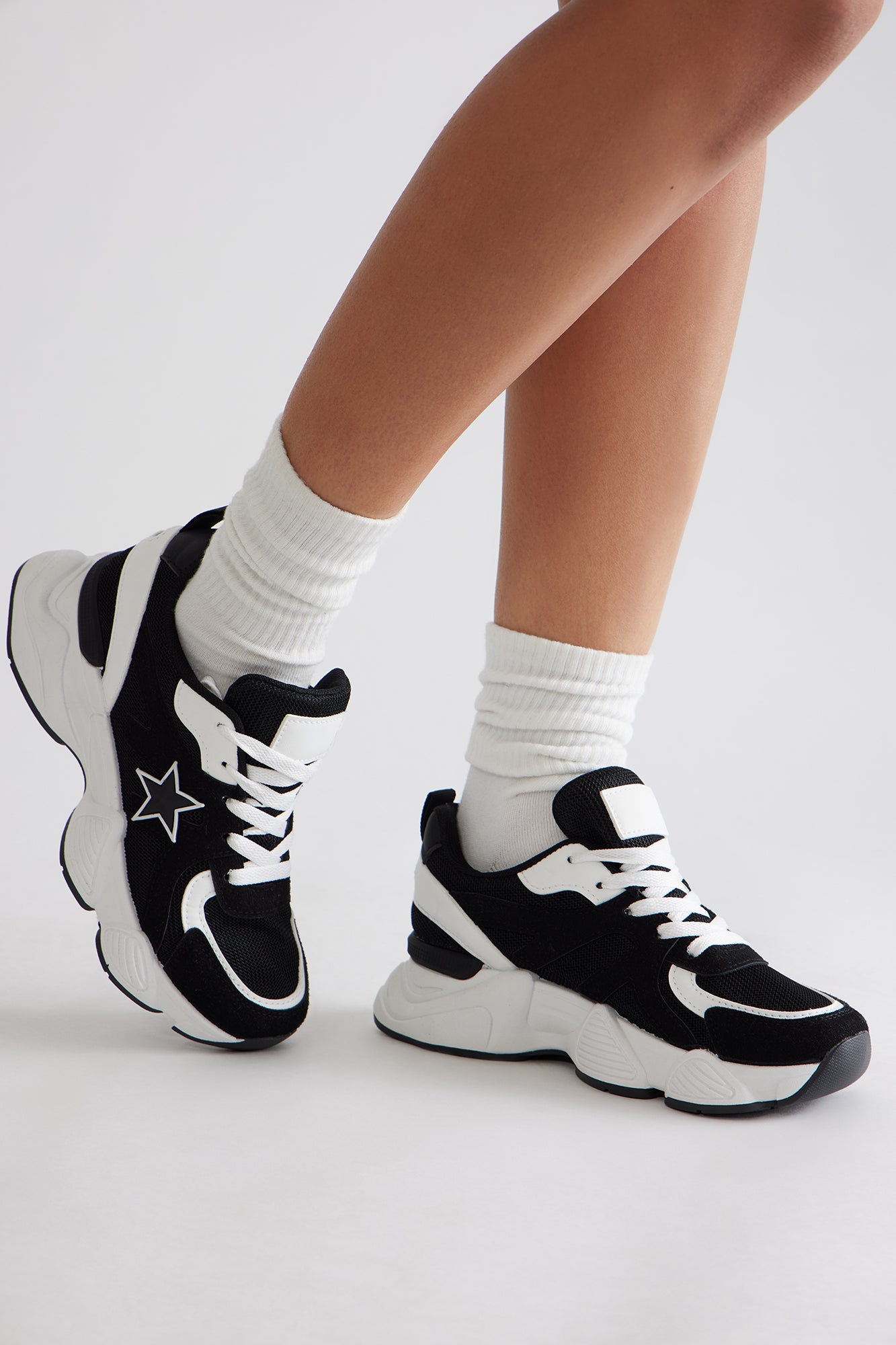 Pike Platform Sneakers - Black - Image 4