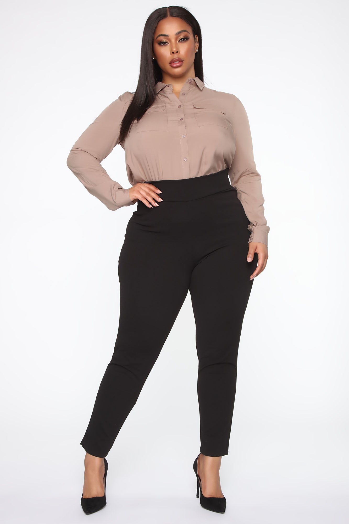 You Better Work Shirt II - Mocha - Image 9
