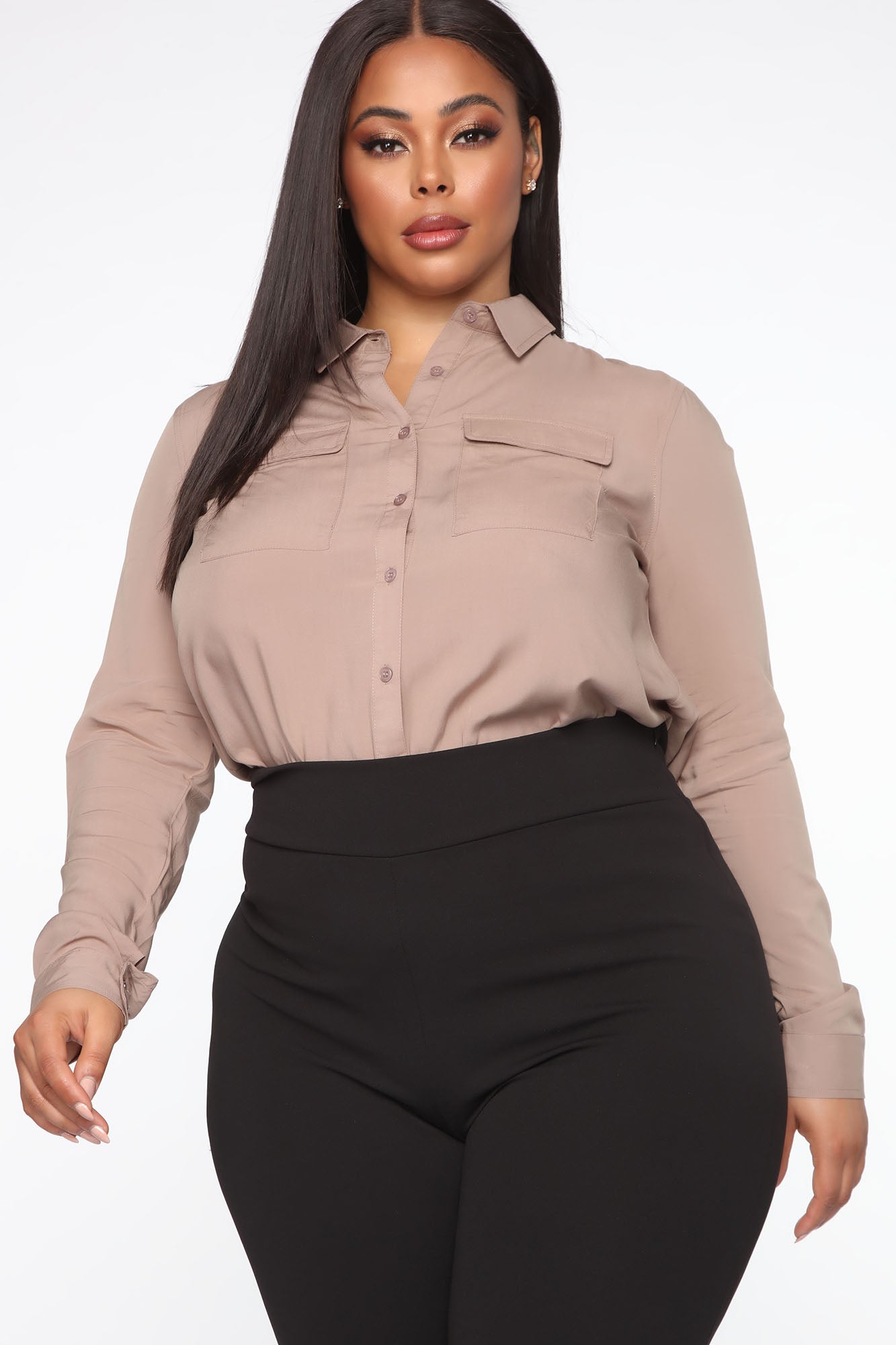 You Better Work Shirt II - Mocha - Image 8