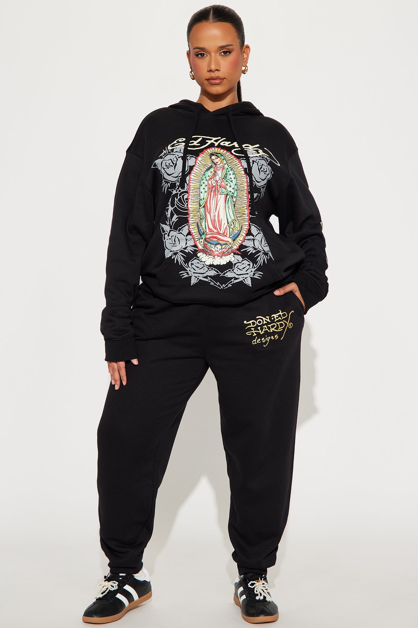 Ed Hardy Mary Jogger - Black - Image 7