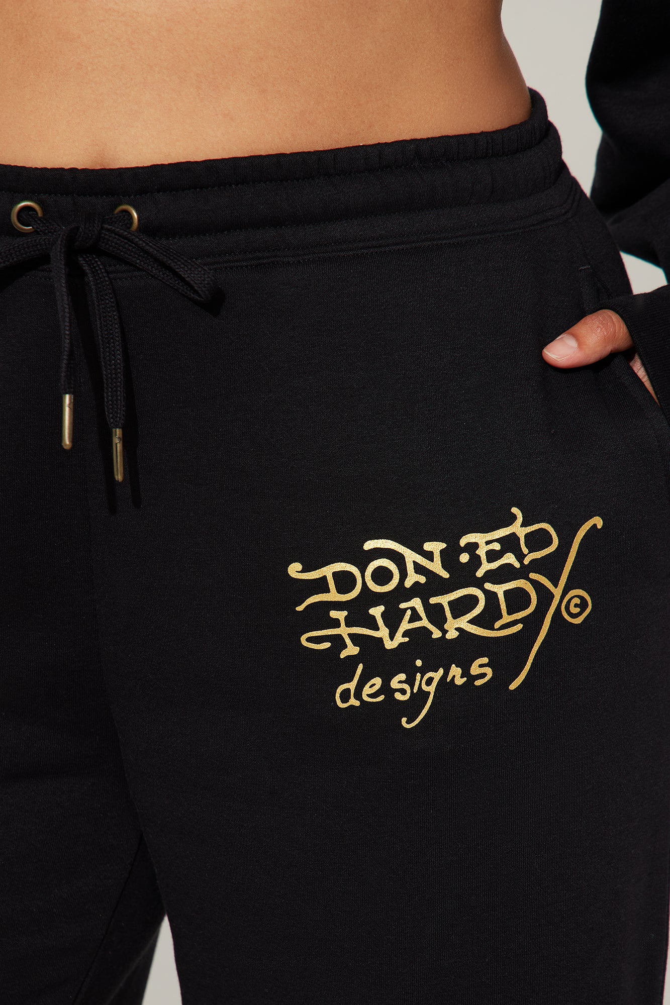 Ed Hardy Mary Jogger - Black - Image 10