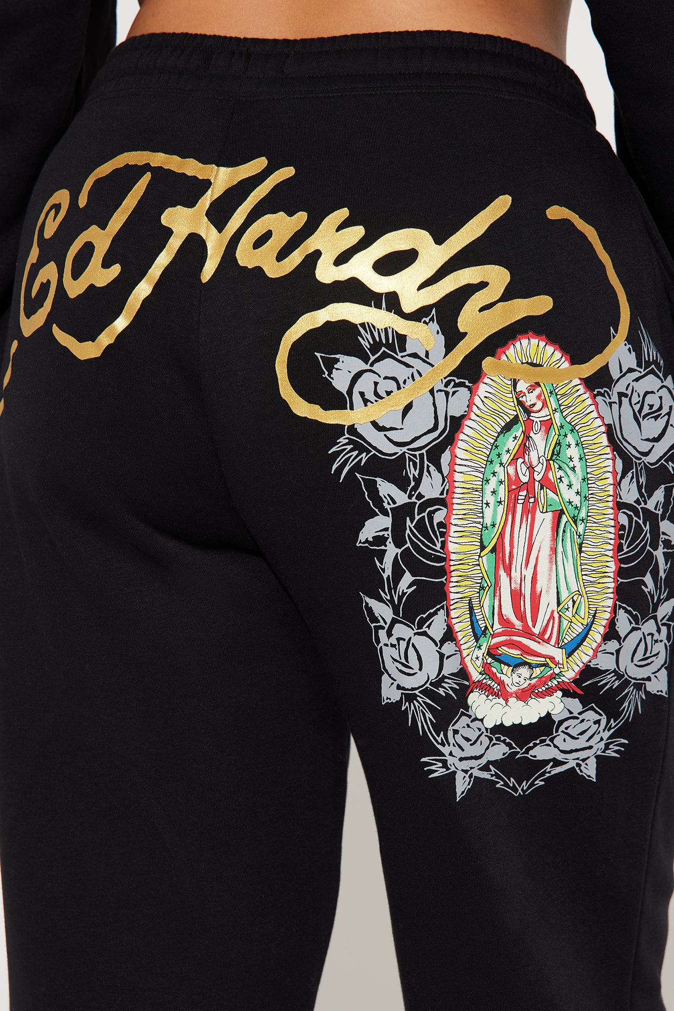 Ed Hardy Mary Jogger - Black - Image 11
