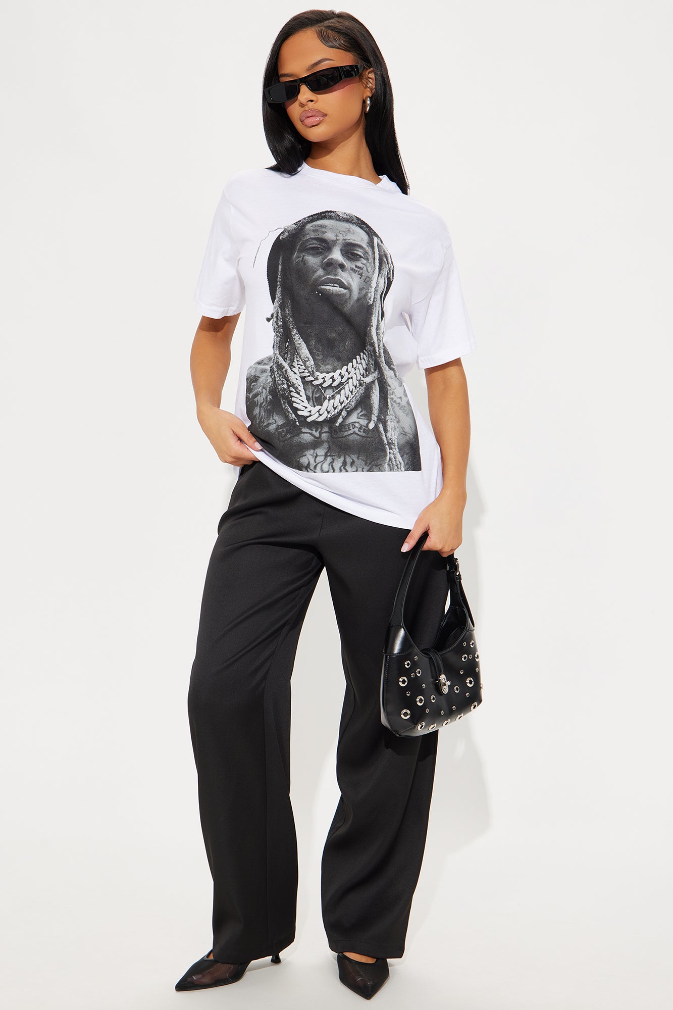 Lil Wayne Best Rapper Alive Tee - White - Image 4