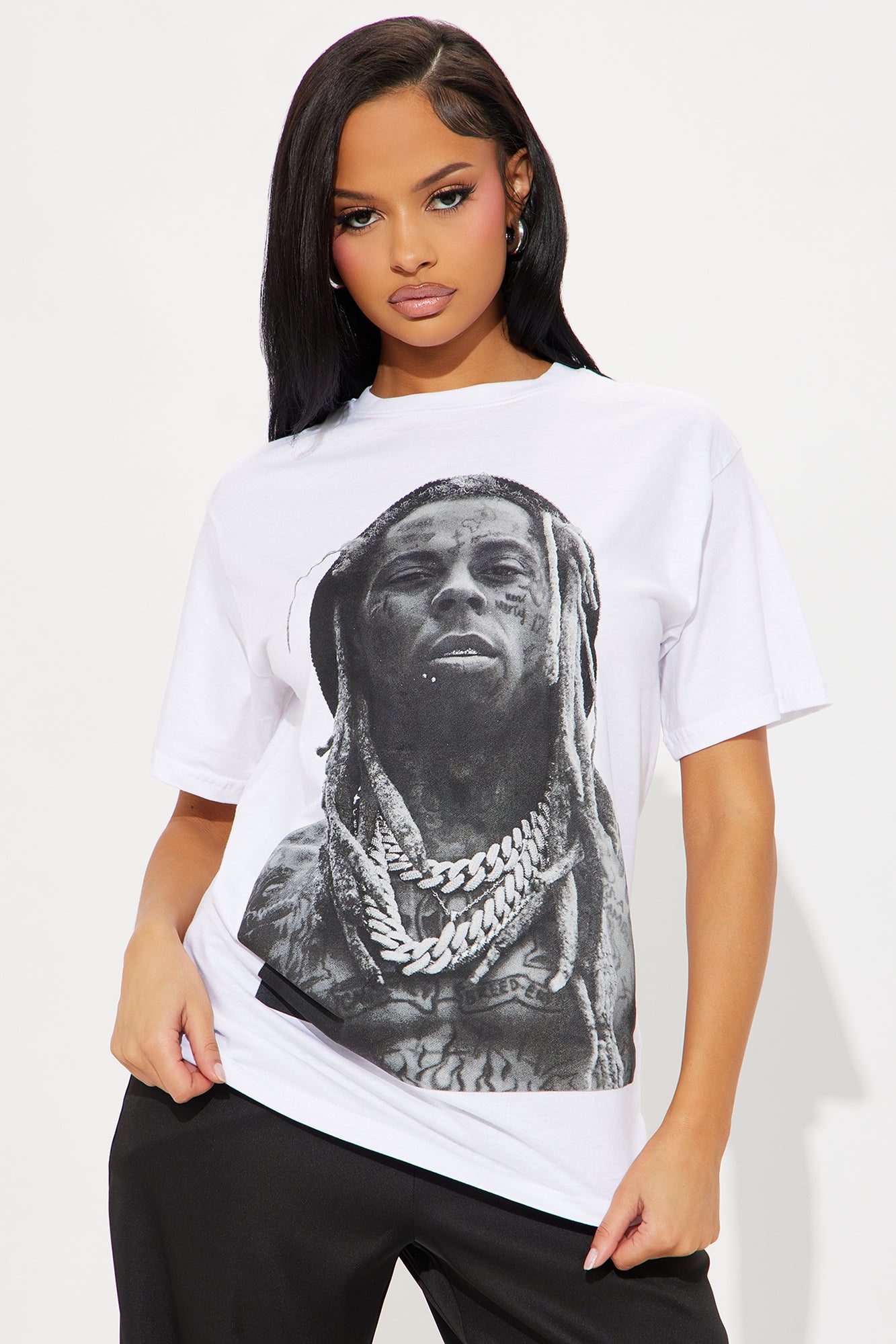Lil Wayne Best Rapper Alive Tee - White - Image 3