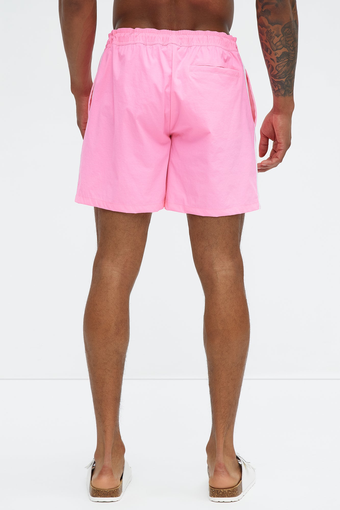 Side Taping Swim Classic Trunk - Pink - Image 4