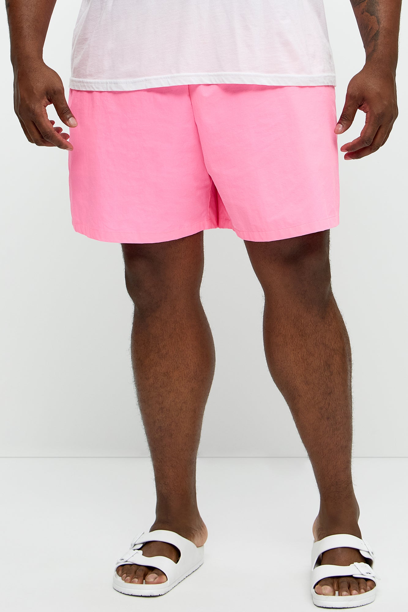 Side Taping Swim Classic Trunk - Pink - Image 5