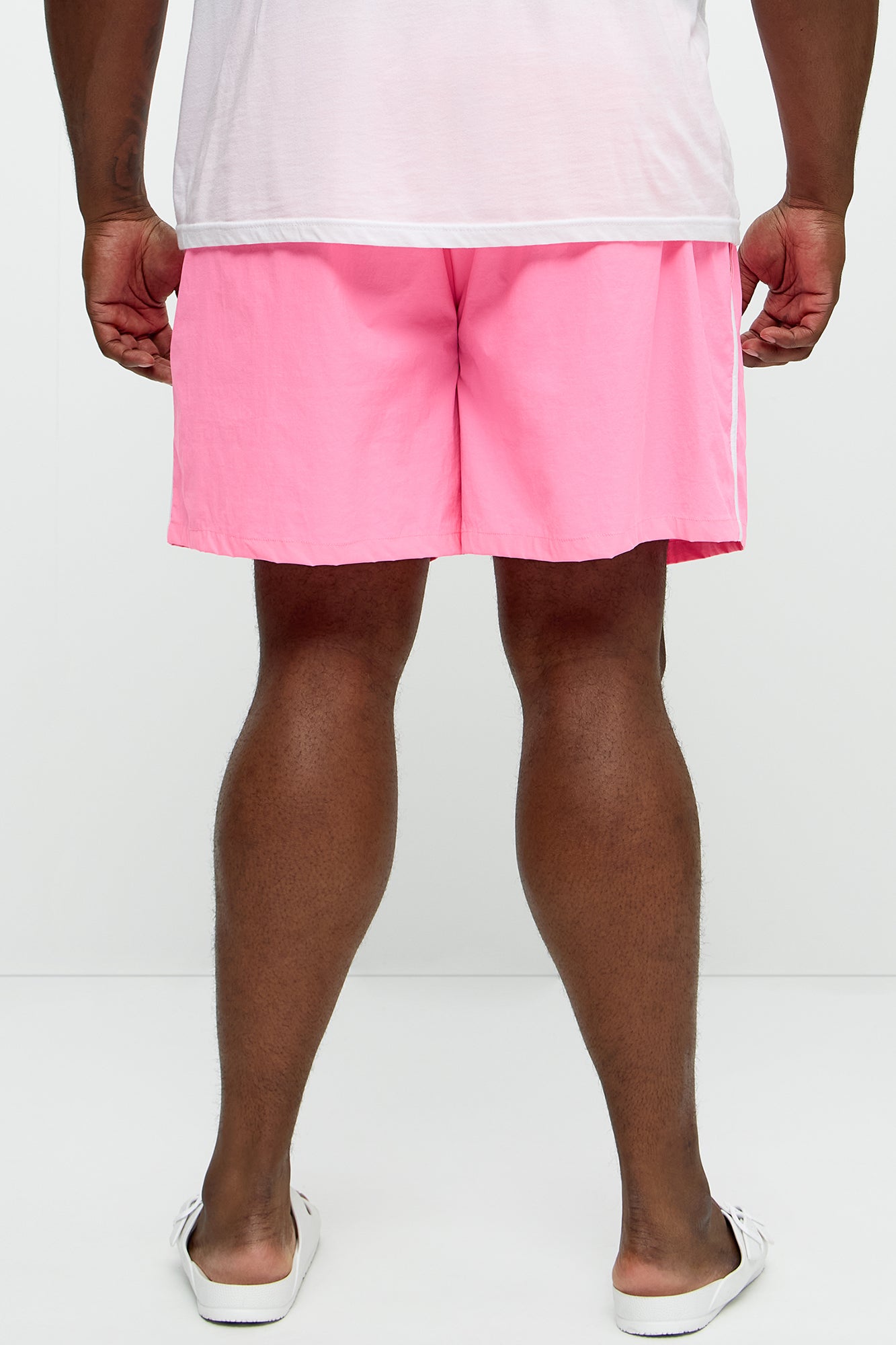 Side Taping Swim Classic Trunk - Pink - Image 8