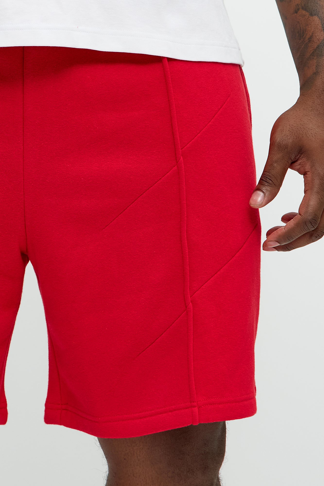 Tyson Dreaming Sweatshorts - Red - Image 6