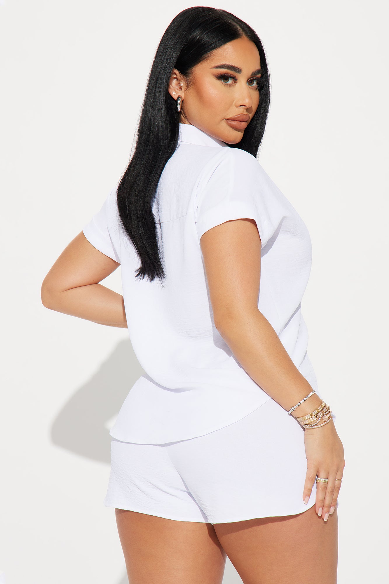 Hot Summer Short Set - White - Image 3